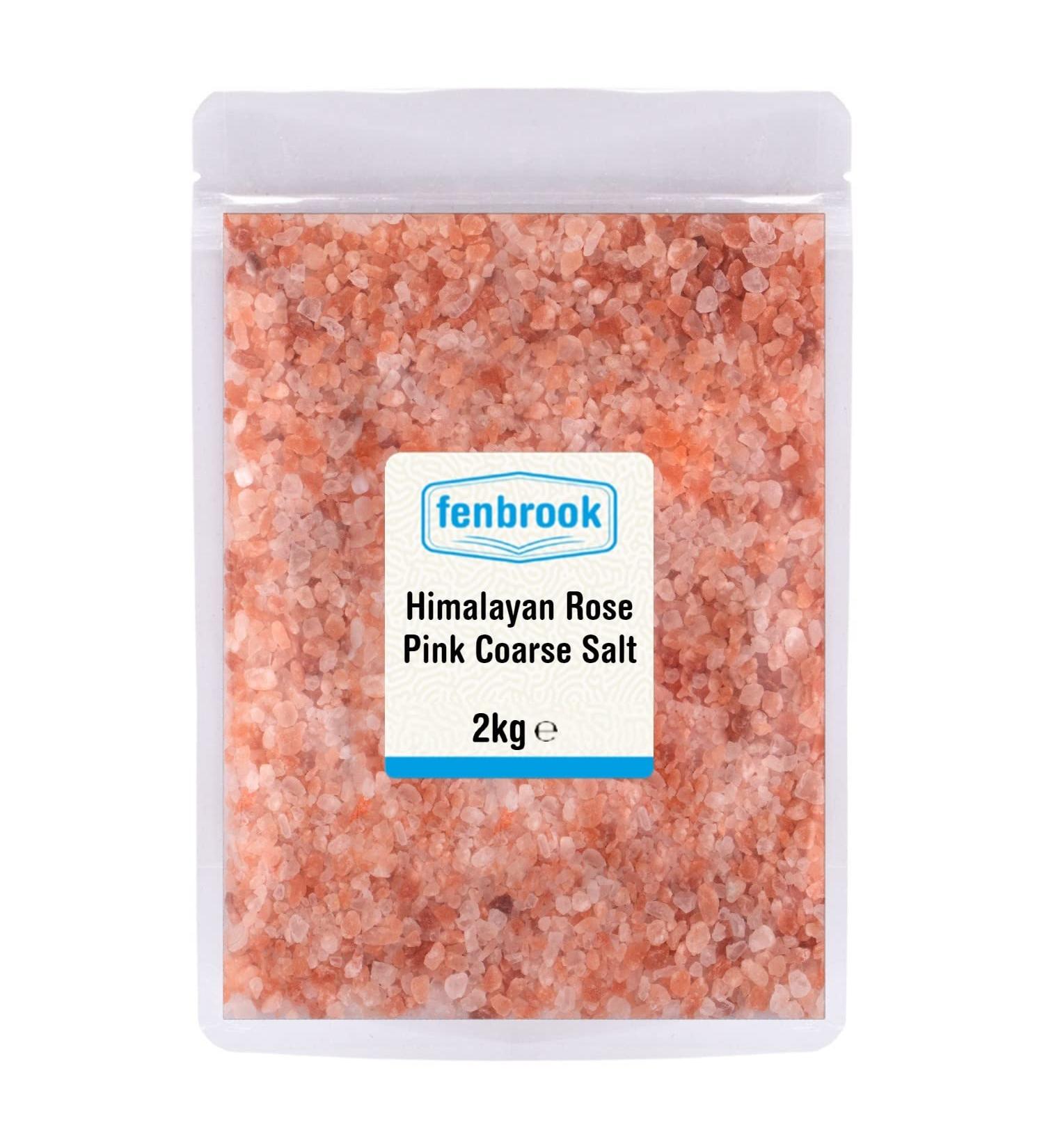 Himalayan Rose Pink Crystal Salt Coarse 2kg by Fenbrook