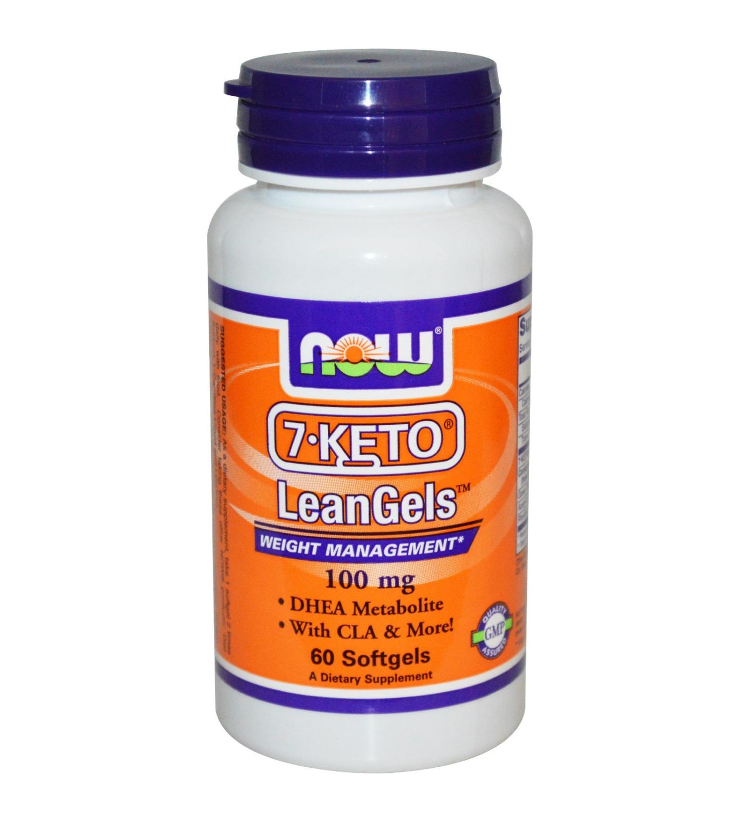 Buy 7-Keto LeanGels 100mg - 60 Softgels (Pack of 2) | International Shipping Available - Buy Online on GoSupps.com