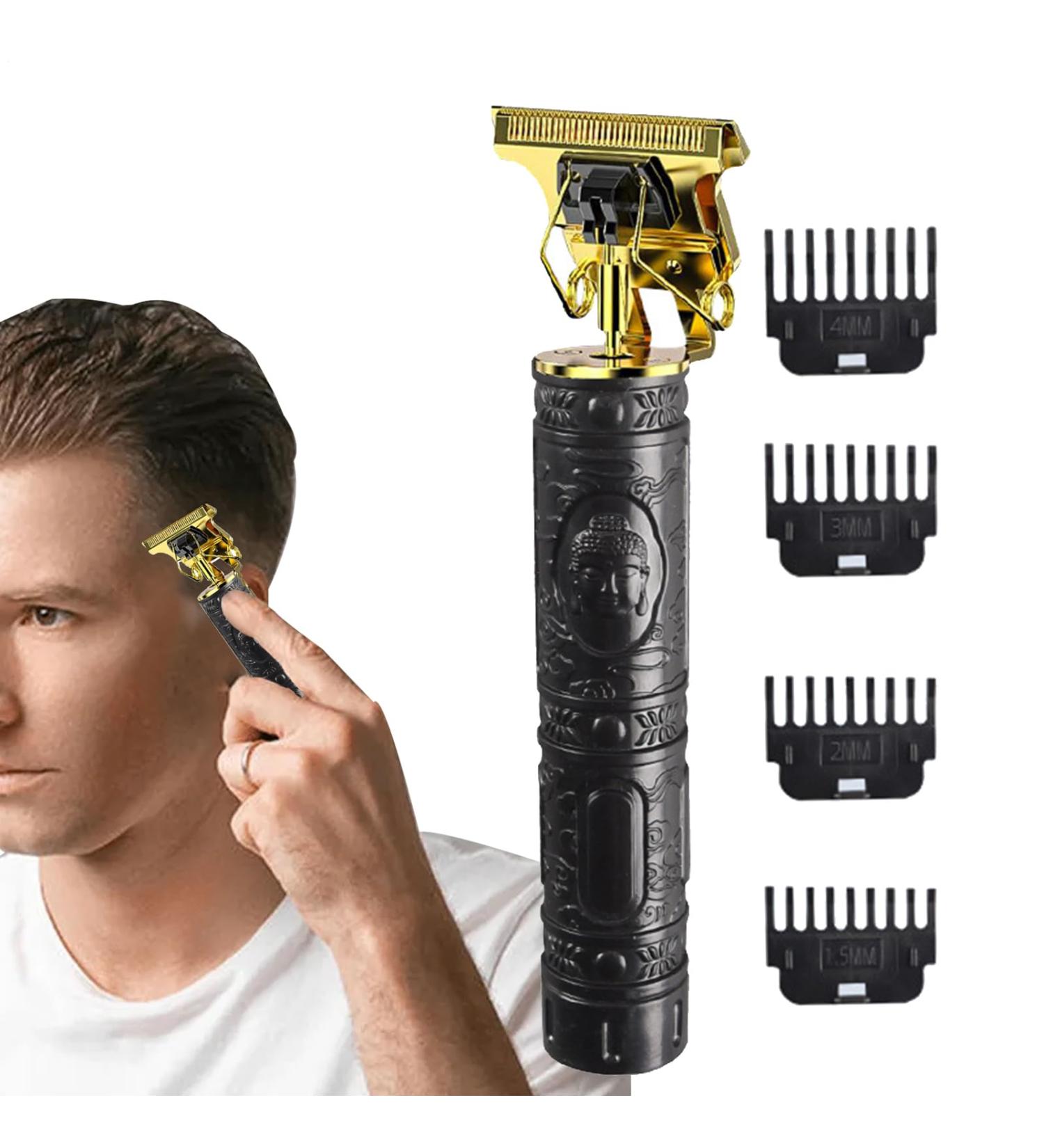 Hair clipper Durable Body Hair Trimmer and Trimmer for Men Cordless Barber Trimmer for Hair Cutting and Care Black - Buy Online on GoSupps.com