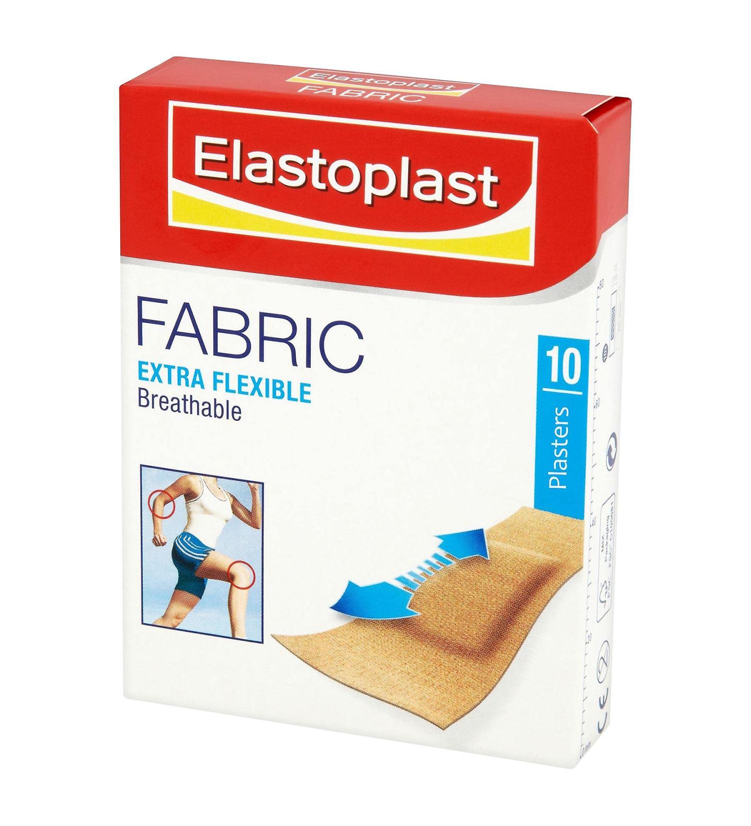 Buy Elastoplast Fabric Plasters 10s - Durable Flexible & Ideal for All Skin Types | International Shipping Available - Buy Online on GoSupps.com