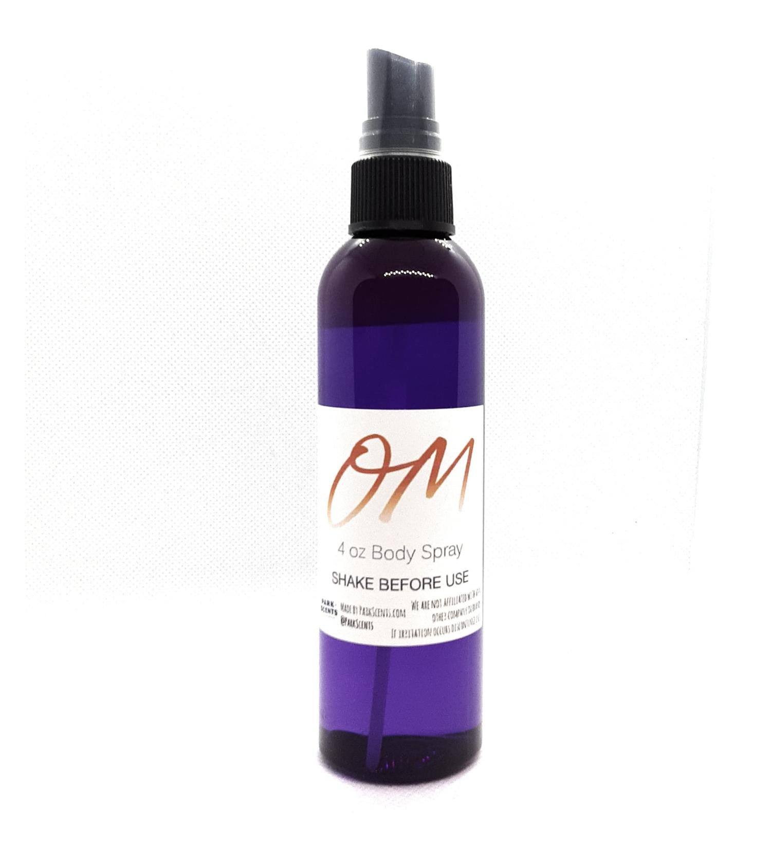 Park Scents OM BODY SPRAY - Super accurate imitation of the original discontinued GAP OM PERFUME (4 oz.)
