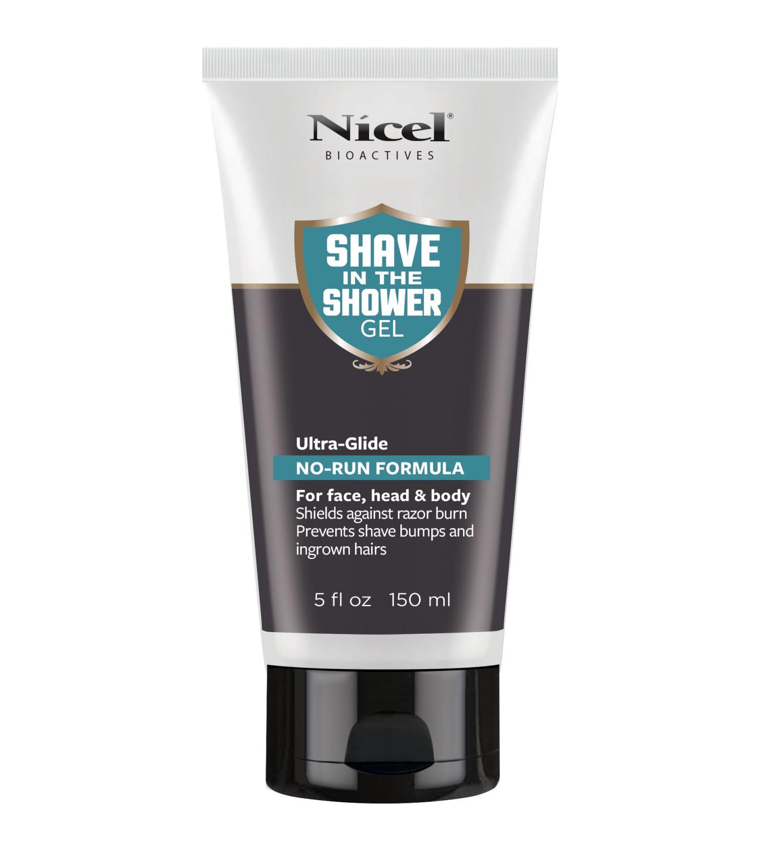 Nicel Men's Shave in the Shower Gel, 5 oz.