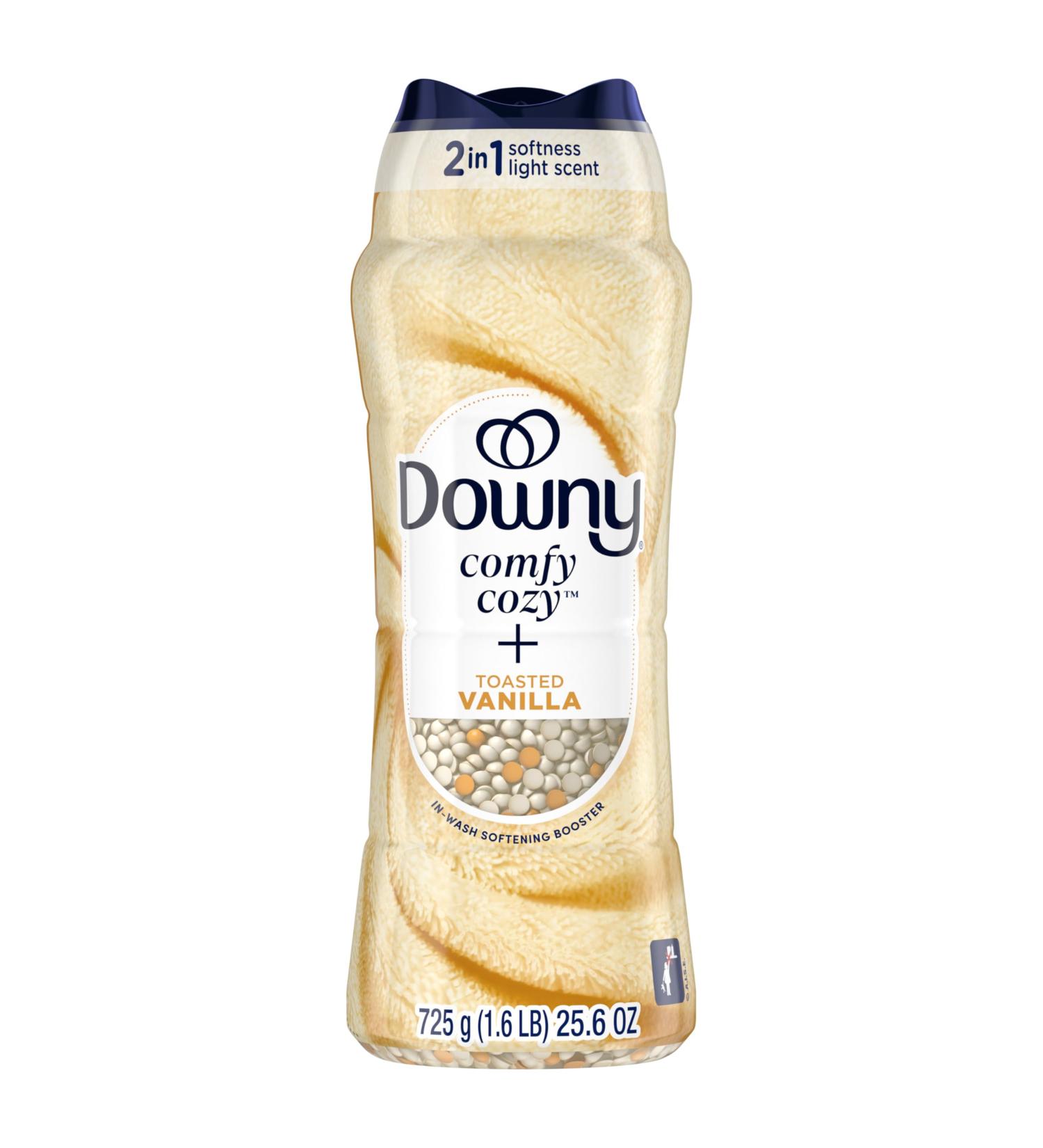 Downy Comfy Cozy In-Wash Laundry Scent Booster Beads Toasted Vanilla Scent 25.6 oz Softness and Freshness