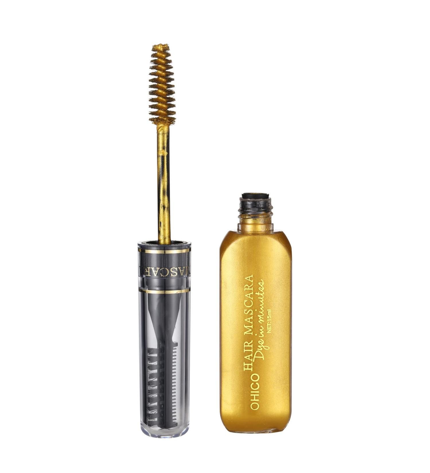 Aethland Disposable Hair Dye Mascara - Non-toxic Temporary Color for Christmas Birthday & Cosplay (Gold - Buy Online on GoSupps.com