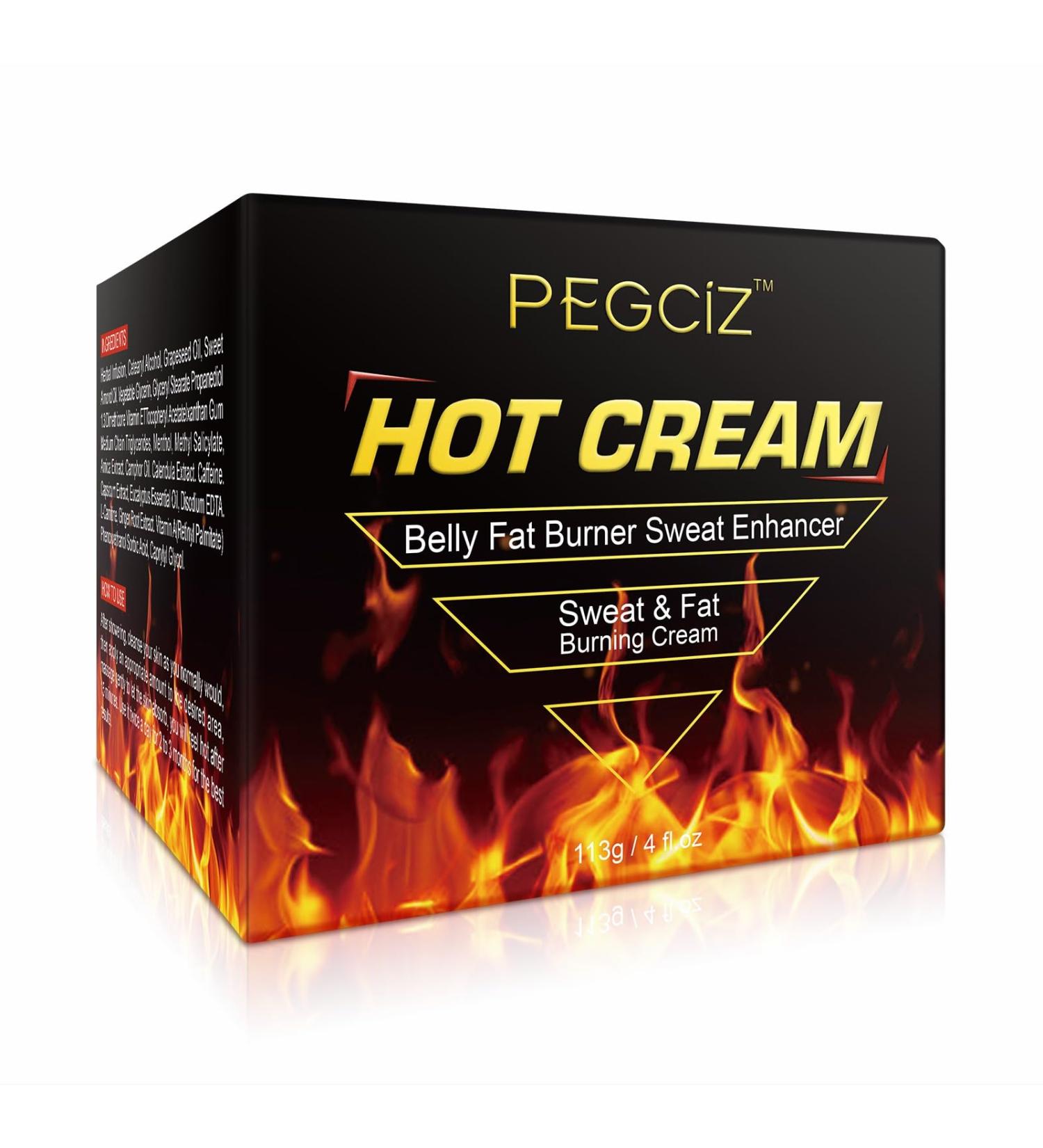 Hot Sweat Cream - Natural Fat Burning & Body Sculpting Cream for Men & Women | Weight Loss Cellulite Treatment for Belly Thighs Legs Arms & Buttocks - Buy Online on GoSupps.com