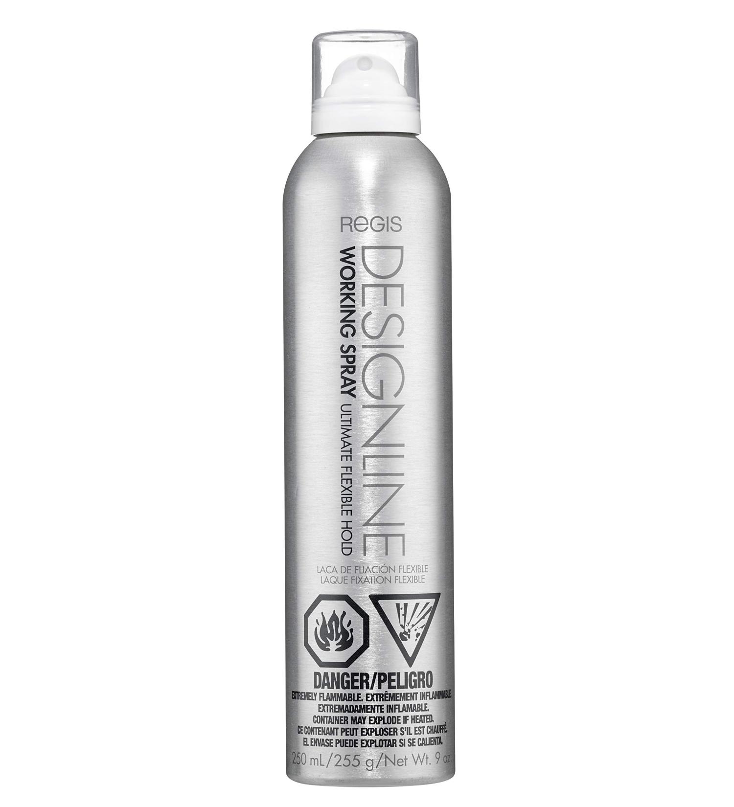 DESIGNLINE Working Spray 9 oz - Regis Ultimate Flexible Spray Styling Aid Natural 9 Fl Oz (Pack of 1)