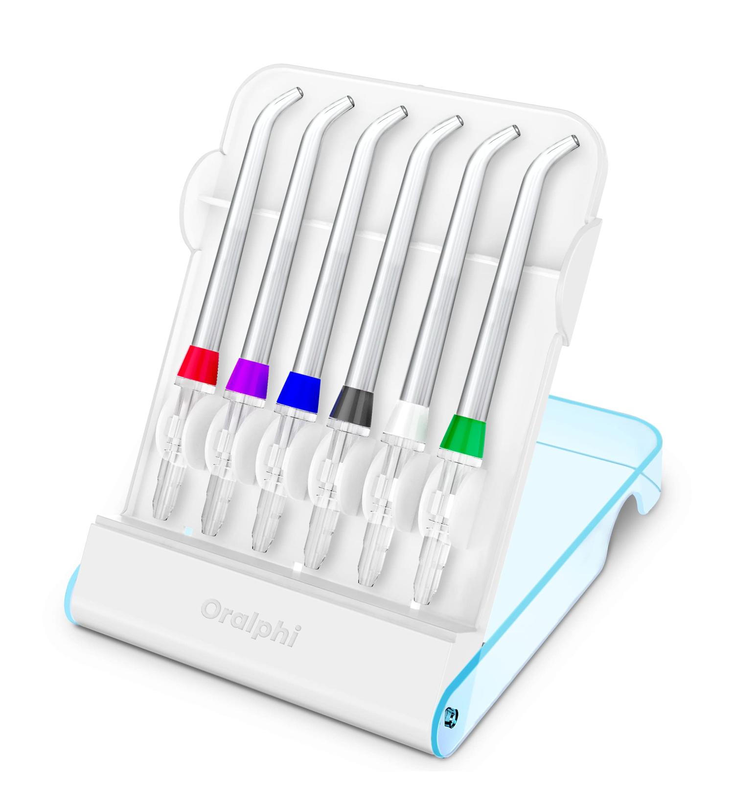 Waterpik Water Flosser Replacement Tips Bundle - 6 Classic Jet Tips with Storage Case - Buy Online on GoSupps.com