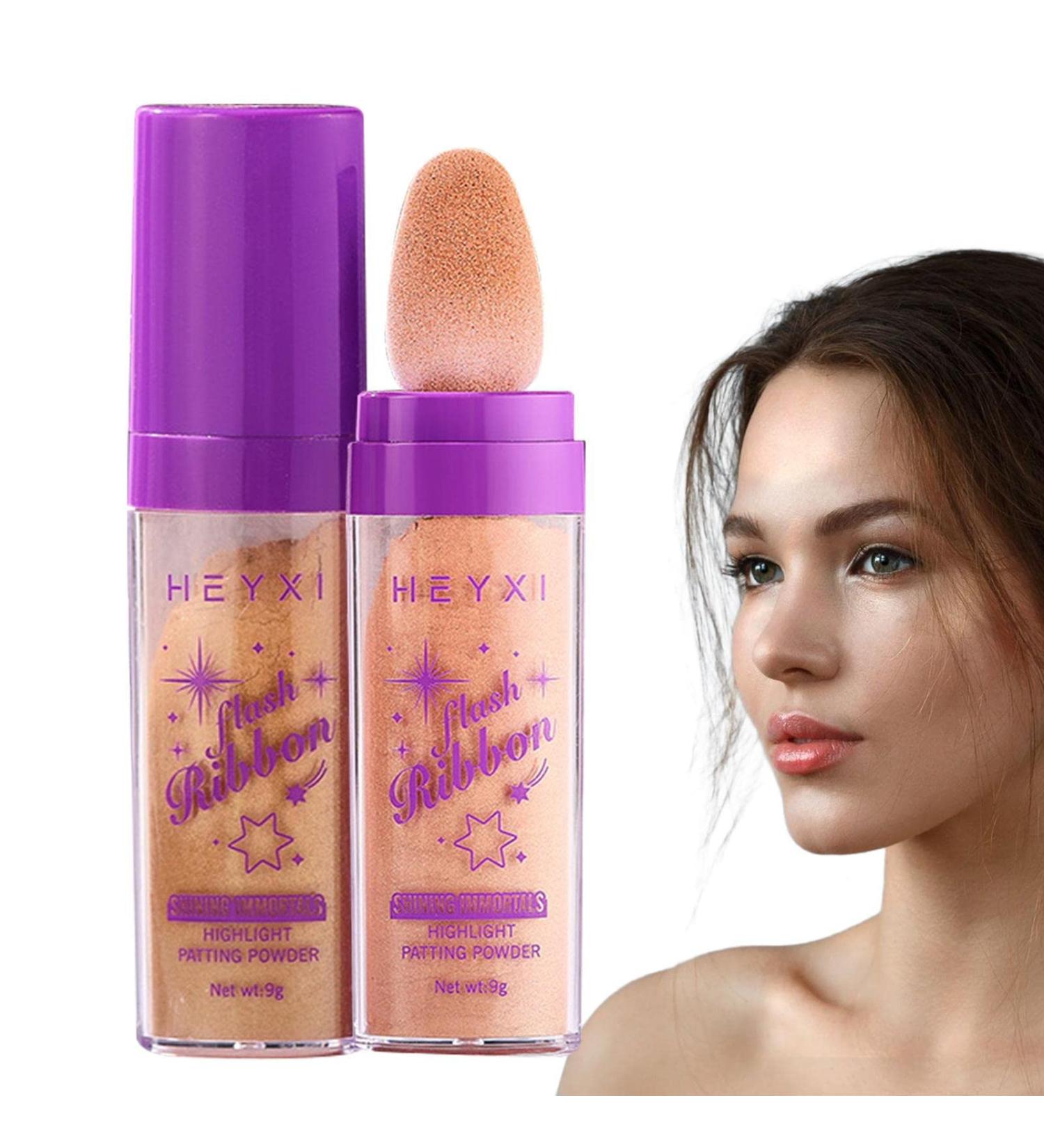 Fairy Powder Highlighter Rich Pigmented Highlighter Powder Highlighter Makeup | Instant Glow Luminizer for Face Hair Body High Gloss Highlighter Stick for Makeup Wynott 03# - Buy Online on GoSupps.com