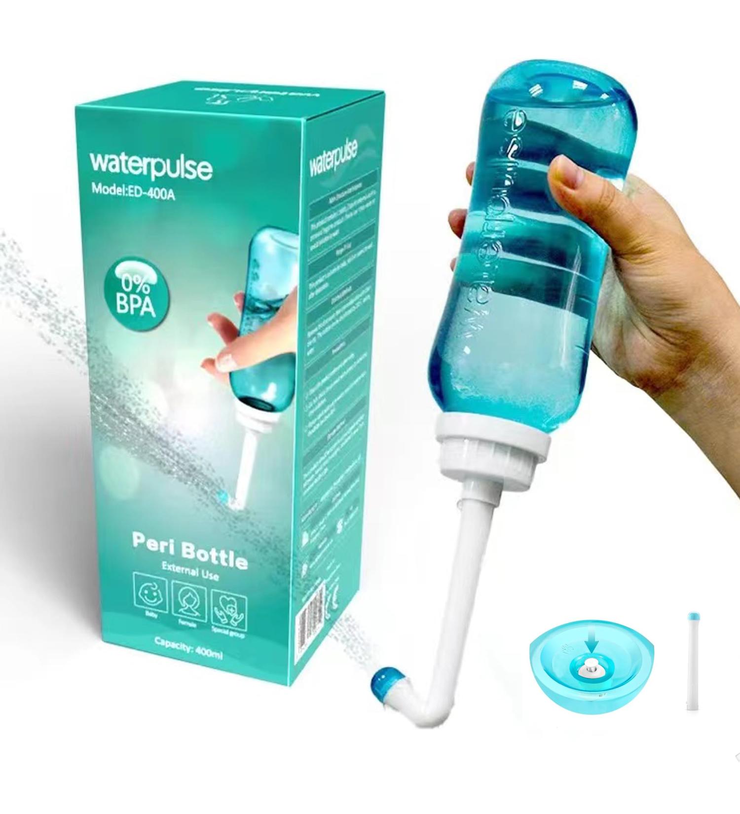 Peri Bottle for Postpartum Care | Handheld Portable Bidet Spray for Women | 500ml (16.9 oz) - Ideal for Perineal Cleansing Menstruation & Hemorrhoids - Buy Online on GoSupps.com