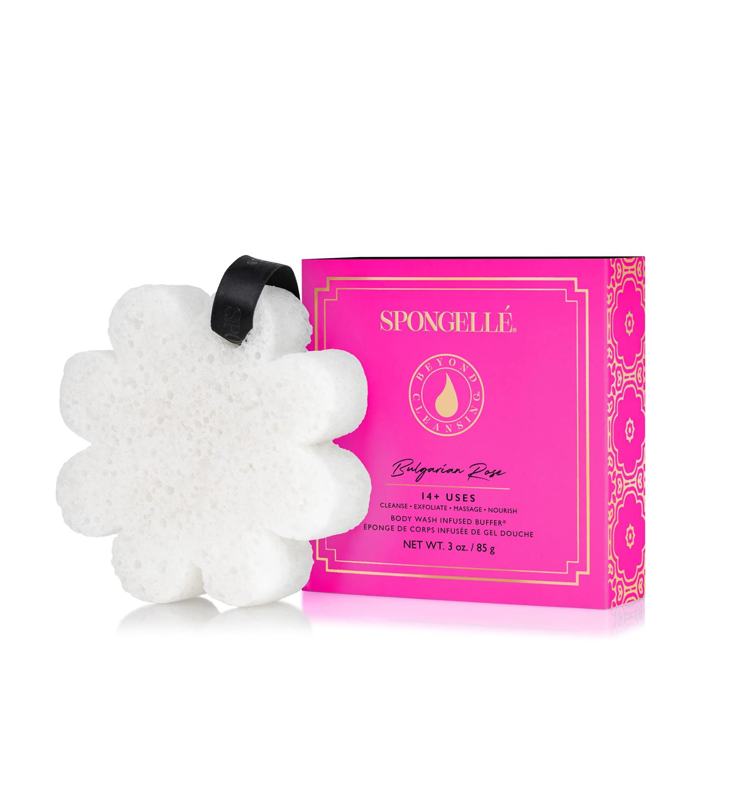 Spongelle Flower Box: Bulgarian Rose Bath Mitts & Cloths - 14+ Uses - Buy Online on GoSupps.com