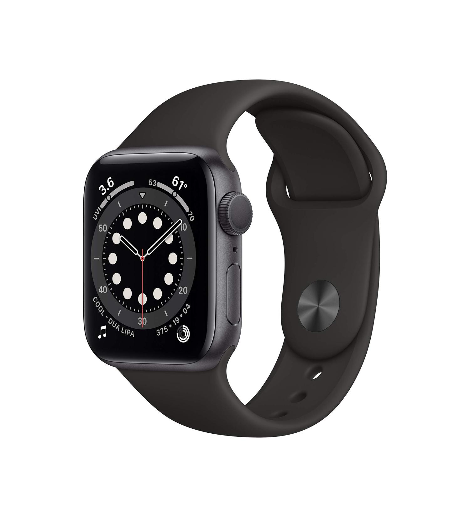 Apple Watch Series 6 (GPS 40mm) - Space Gray Aluminum Case with Black Sport Band | Renewed - Buy Online on GoSupps.com