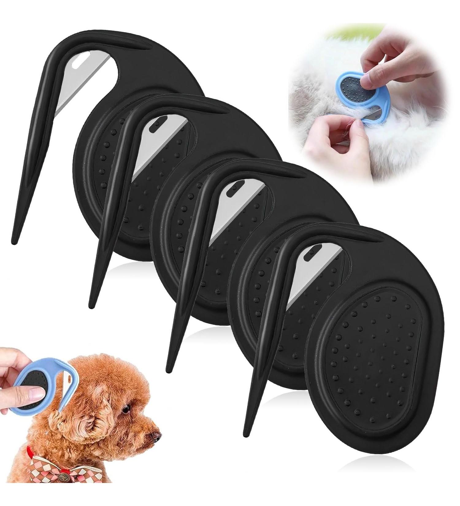 Yeahboom 4-Piece Pet Knotting Comb Set | De-Filzing Knife & Steel Blade for Cats and Dogs | Effective Mat Removal Tool - Buy Online on GoSupps.com