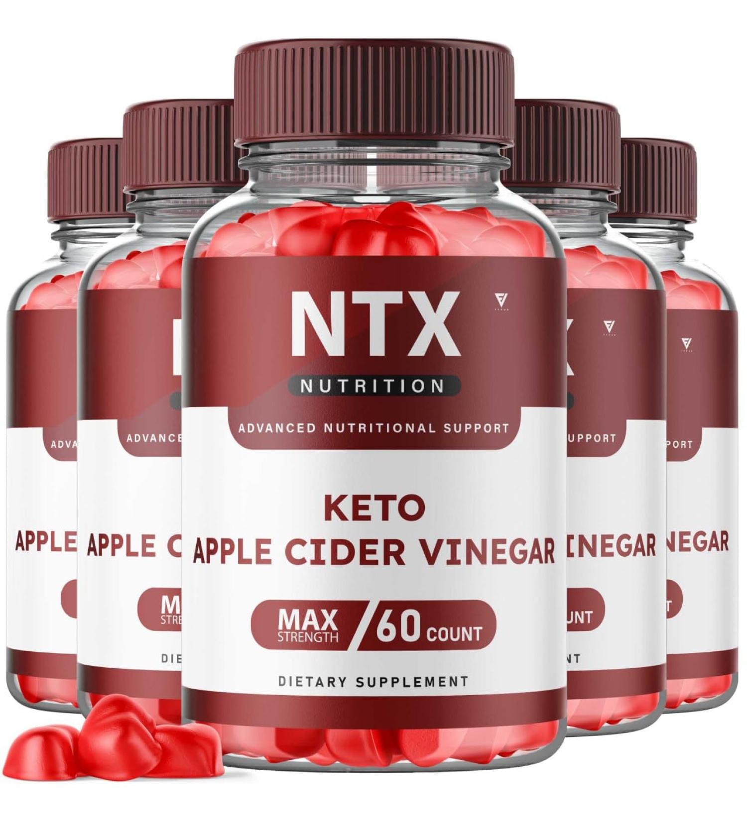 NTX Keto BHB + ACV Gummies for Weight Loss - 300 Gummies - Buy Online on GoSupps.com