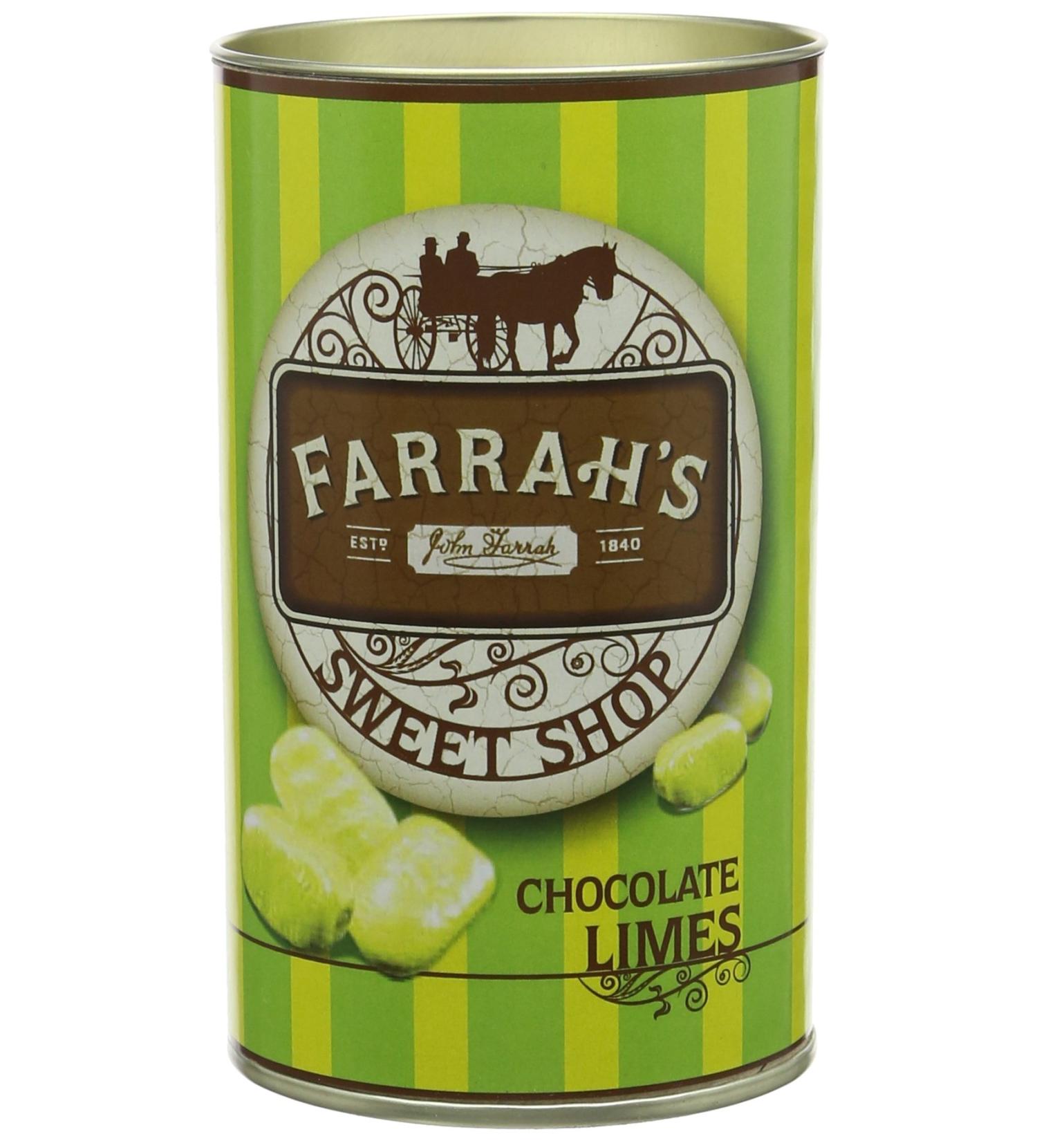 Farrah's of Harrogate Chocolate Limes 125g - Buy Online on GoSupps.com