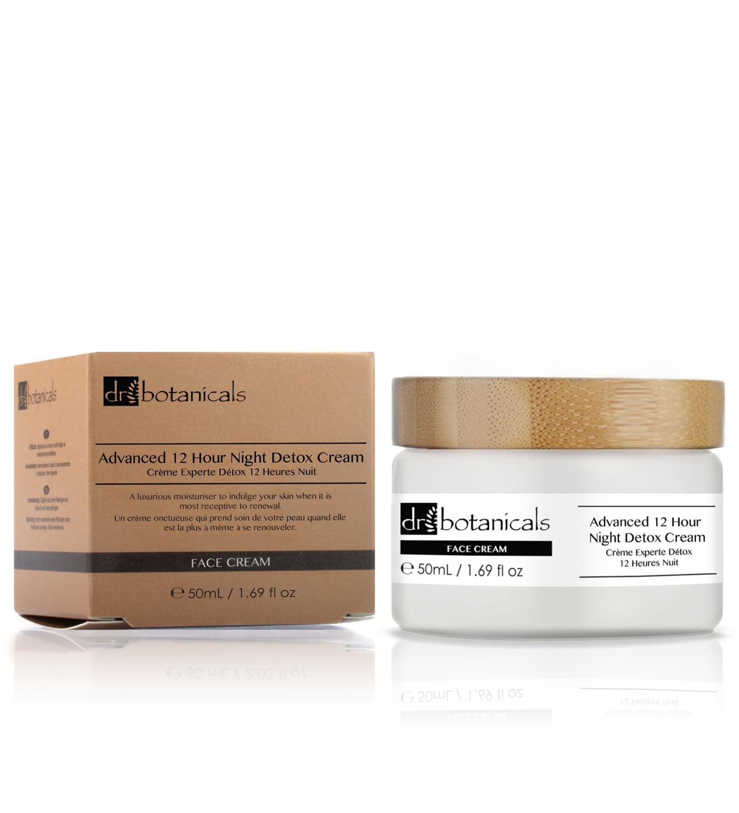 Buy Dr Botanicals Advanced 12 Hour Night Detox Cream - Revitalize & Hydrate | International Shipping Available - Buy Online on GoSupps.com