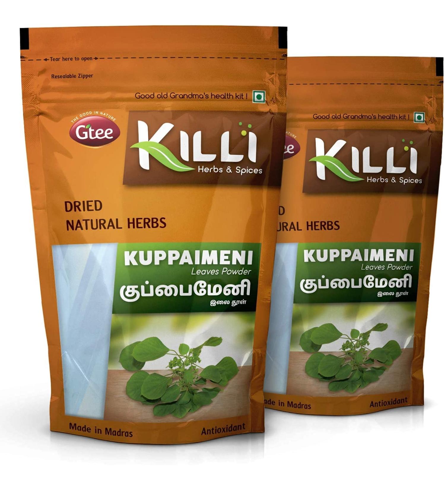 Panihari KILLI Kuppaimeni | Indian Acalypha | Indian Nettle Leaves Powder 100g (Pack of 2) - Buy Online on GoSupps.com