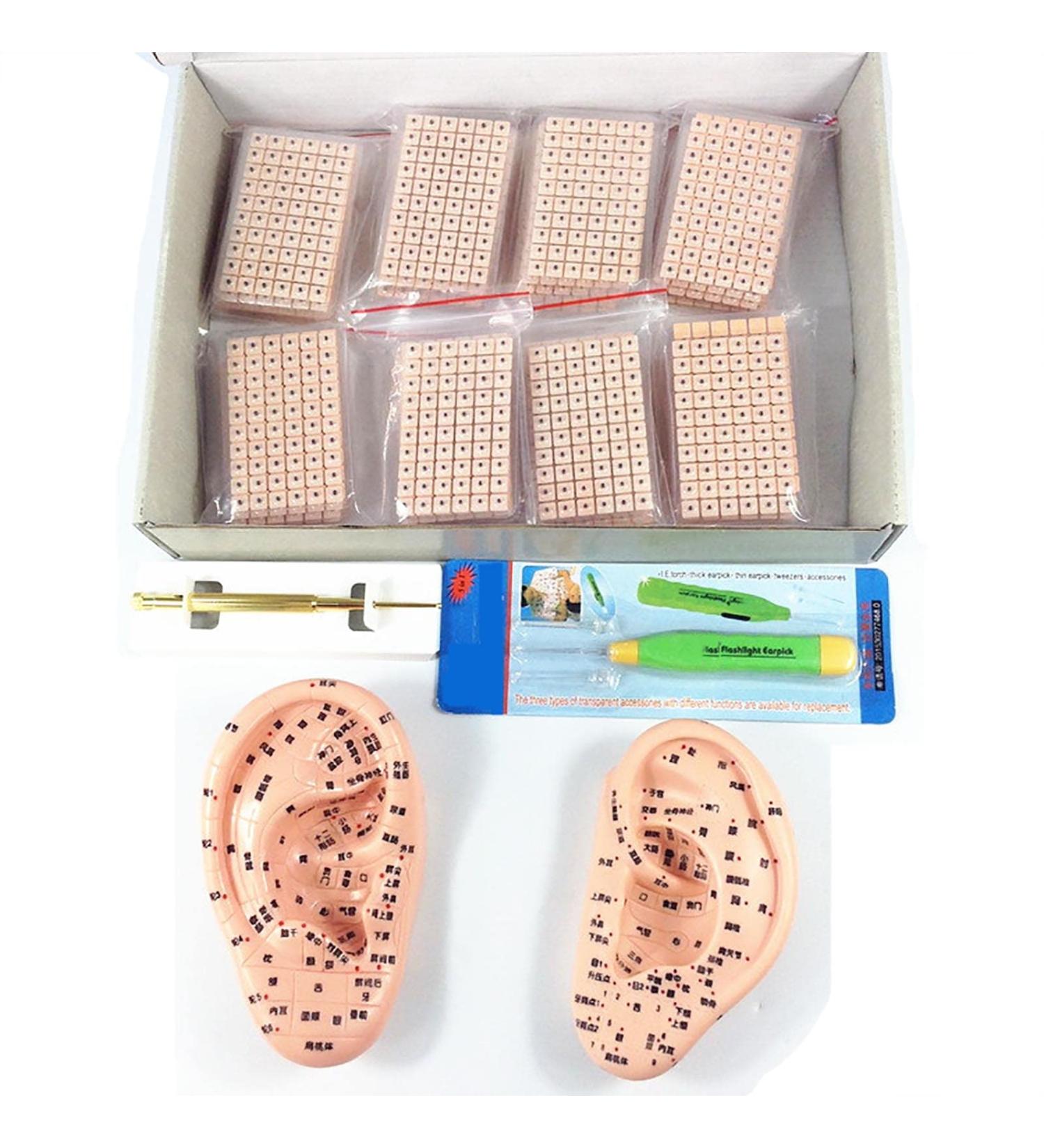 Facial Reflex Zone Massage Tools - Ear Seed Acupuncture Stickers & Acupressure Set for International Shipping - Buy Online on GoSupps.com