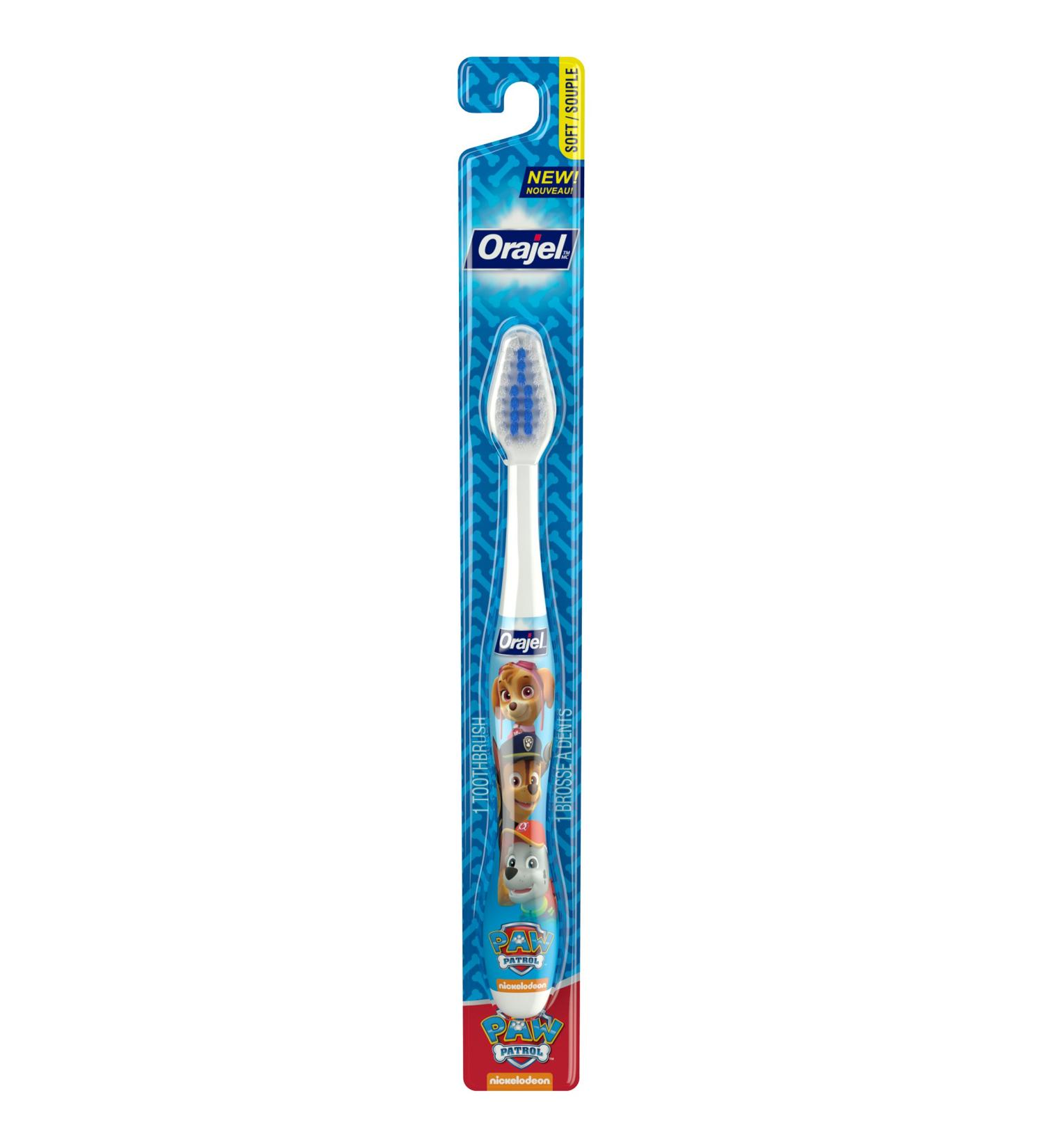 Orajel PAW Patrol Toddler Toothbrush - Gentle and Fun Toothbrush for Kids - Buy Online on GoSupps.com