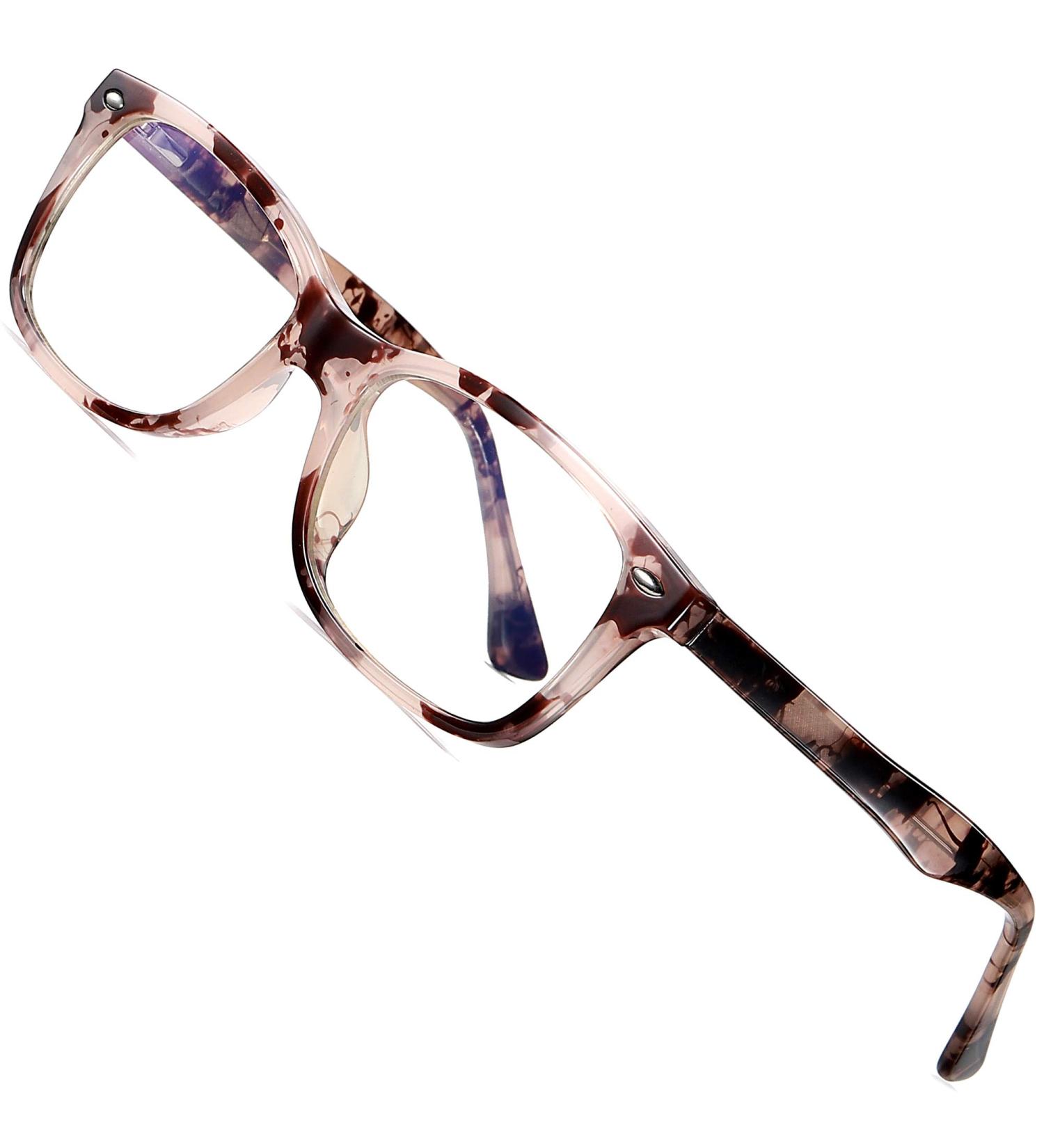 ATTCL Blue Light Filter Glasses for Men & Women - Leopard Non-Prescription Gaming & Computer Glasses to Reduce Eye Strain - Buy Online on GoSupps.com