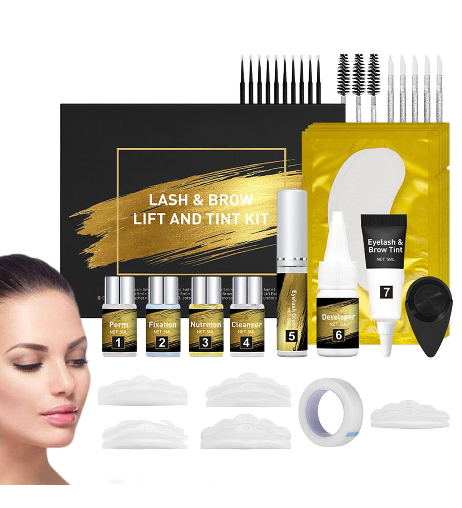  Byeaon Durable Eyelash Tint Eyelash Enhancement Kit Eyelash Tint Cosmetics Easy To Use Safe & Soft Confidence Builder 5ml For Girlfriend Mom Wife - Buy Online on GoSupps.com