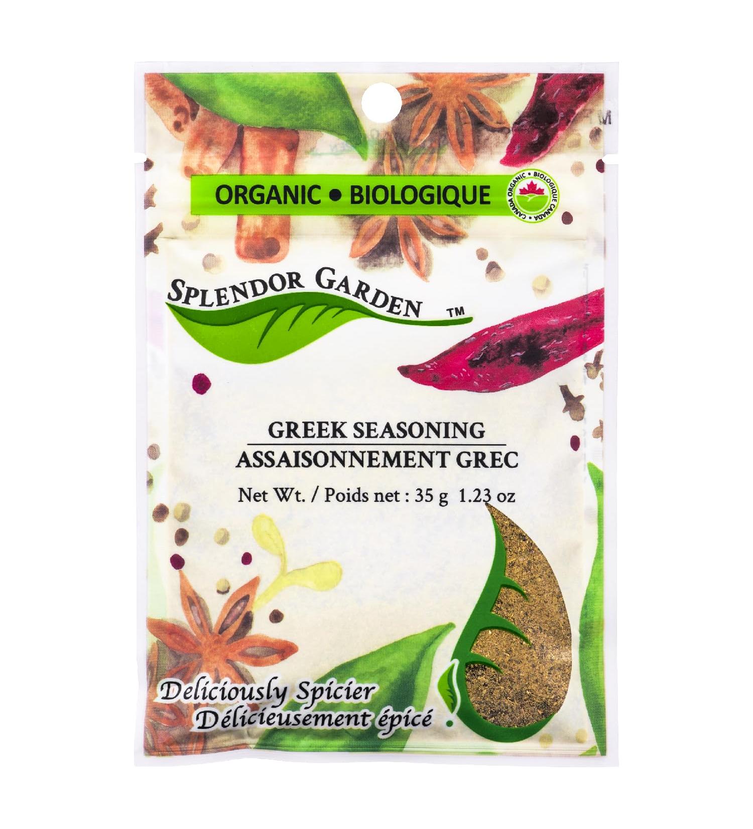 Splendor Garden organic Greek Seasoning 35.0 Gram 35 g (Pack of 1) - Buy Online on GoSupps.com