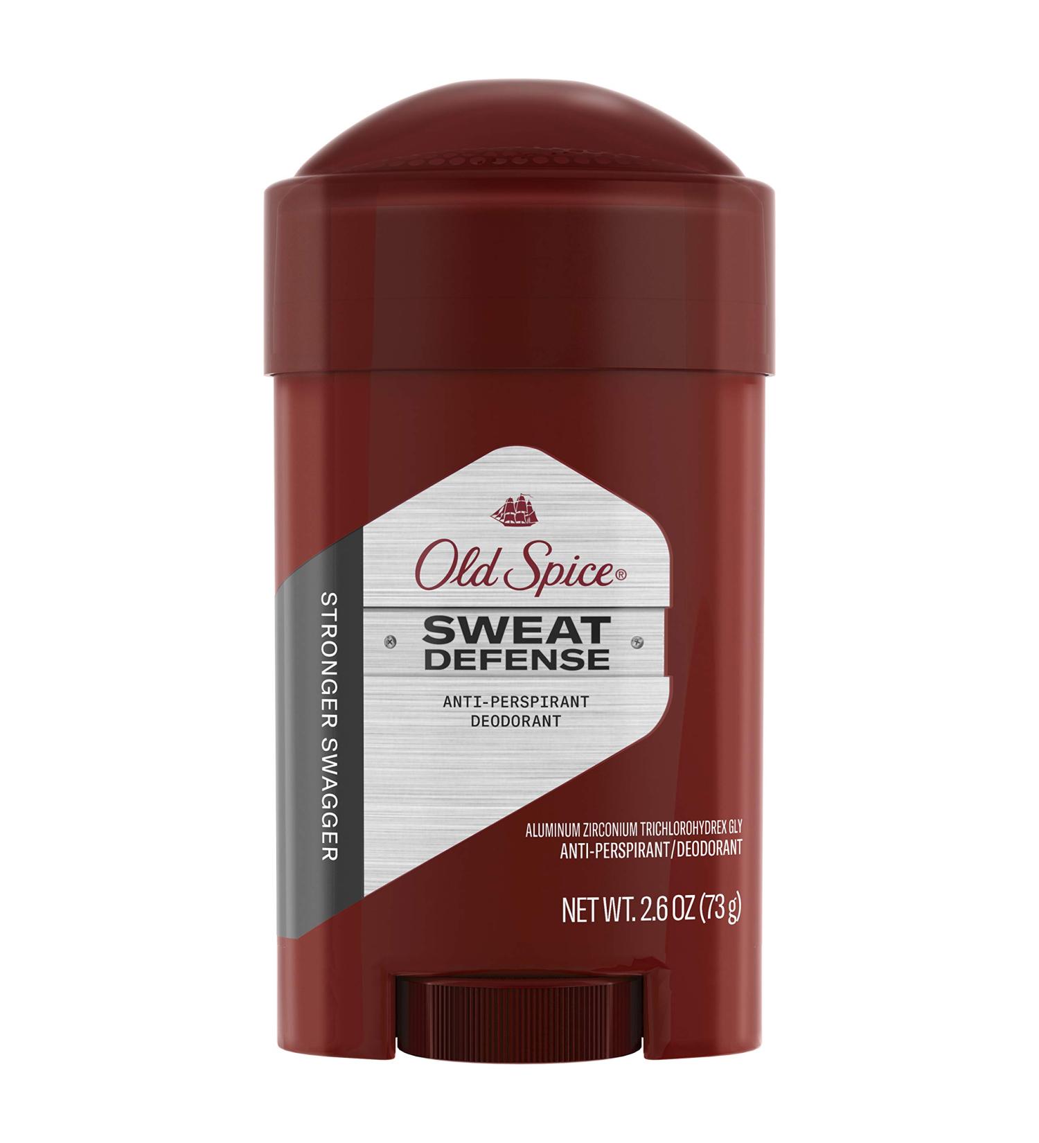 Old Spice Hardest Working Collection Sweat Defense Anti-Perspirant & Deodorant - Stronger Swagger 2.6 oz | International Shipping Available - Buy Online on GoSupps.com