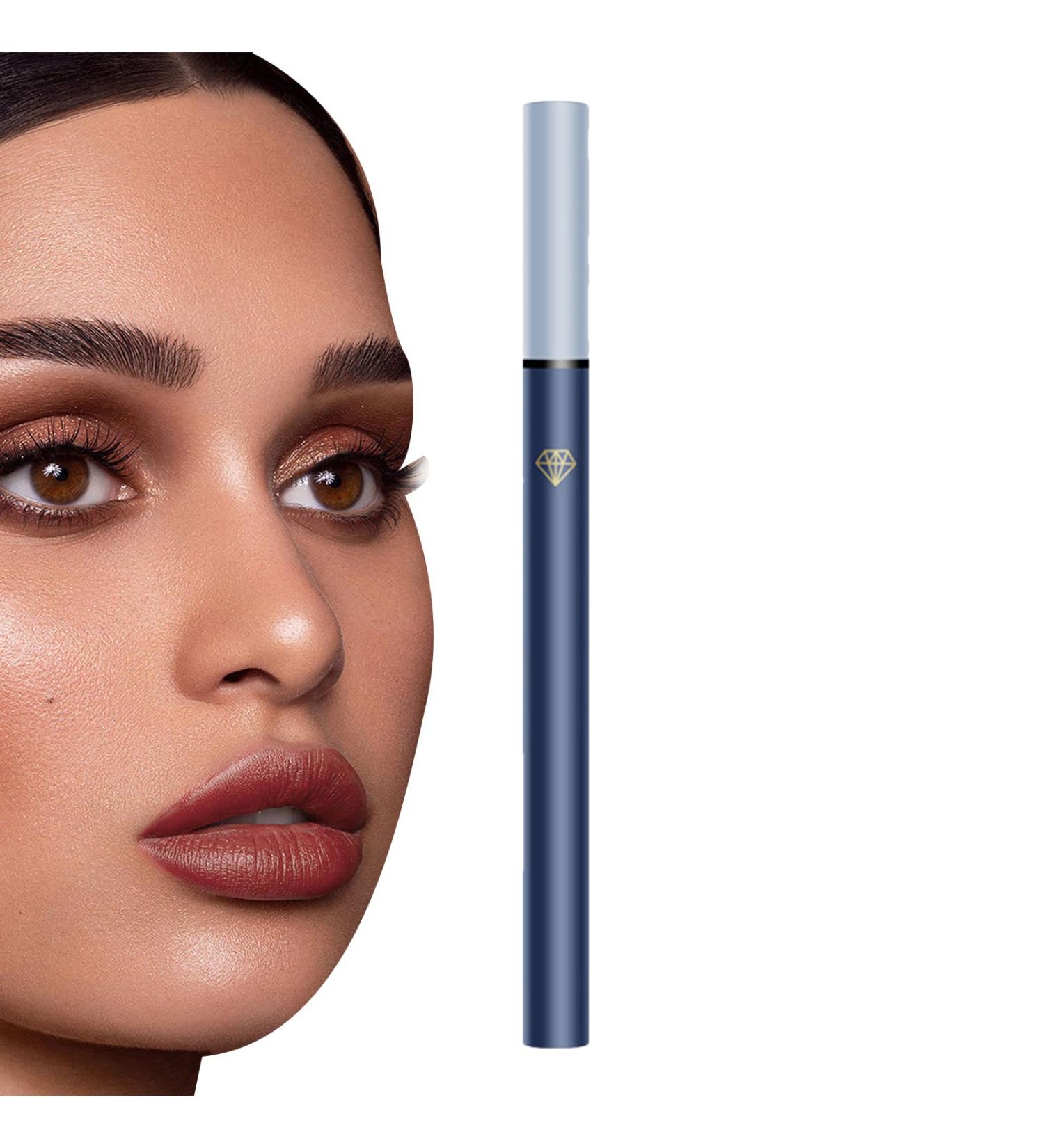 Liquid Eyeliner Waterproof | 1ml Waterproof Smudge Proof Eyeliner | Liquid Liner for Precise Definition Quick Drying Formula Eye Makeup for Bold Looks Black - Buy Online on GoSupps.com