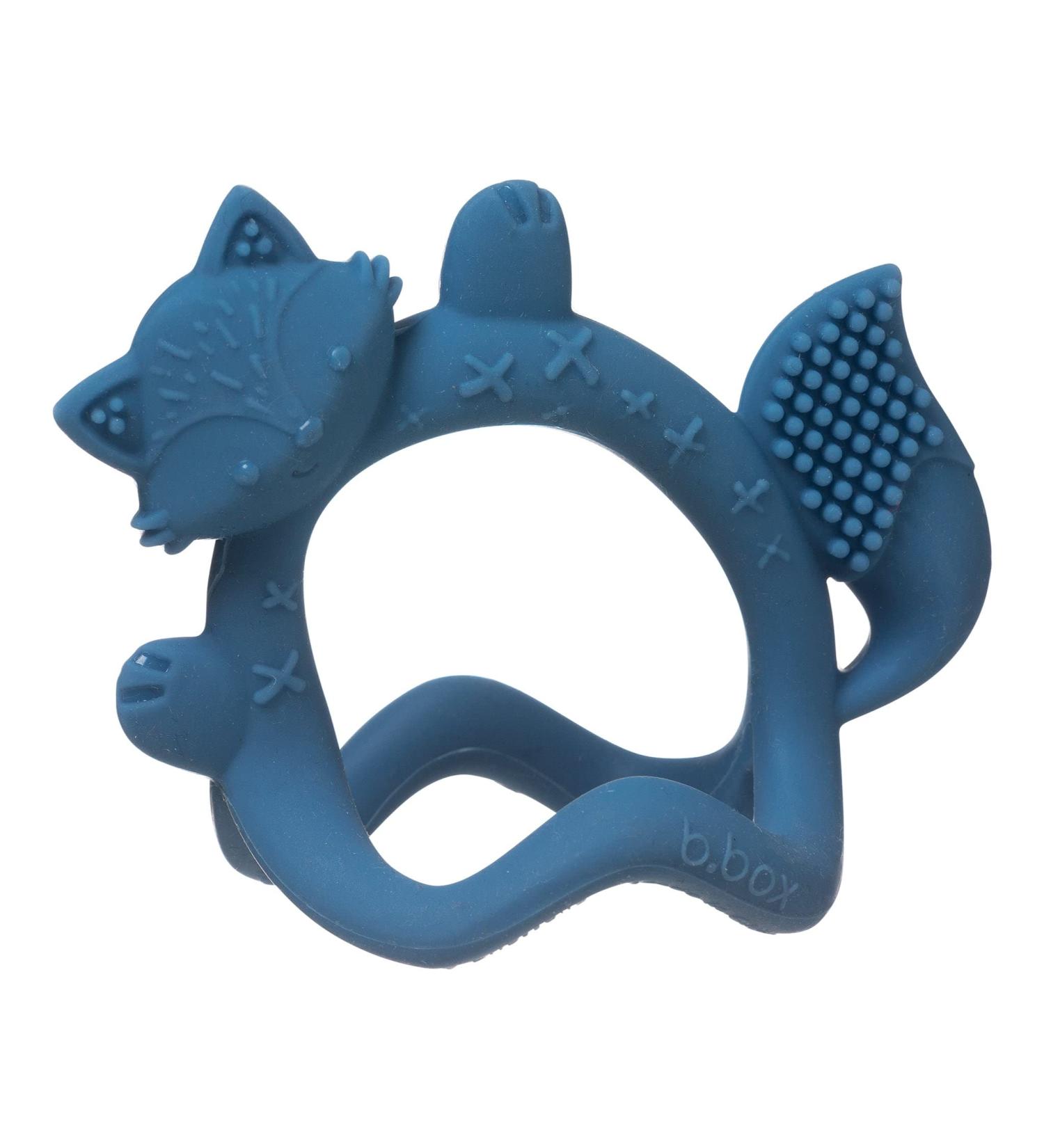 Shop Blue Baby Bite Ring - Safe & Soothing Teether for Babies | International Shipping Available - Buy Online on GoSupps.com