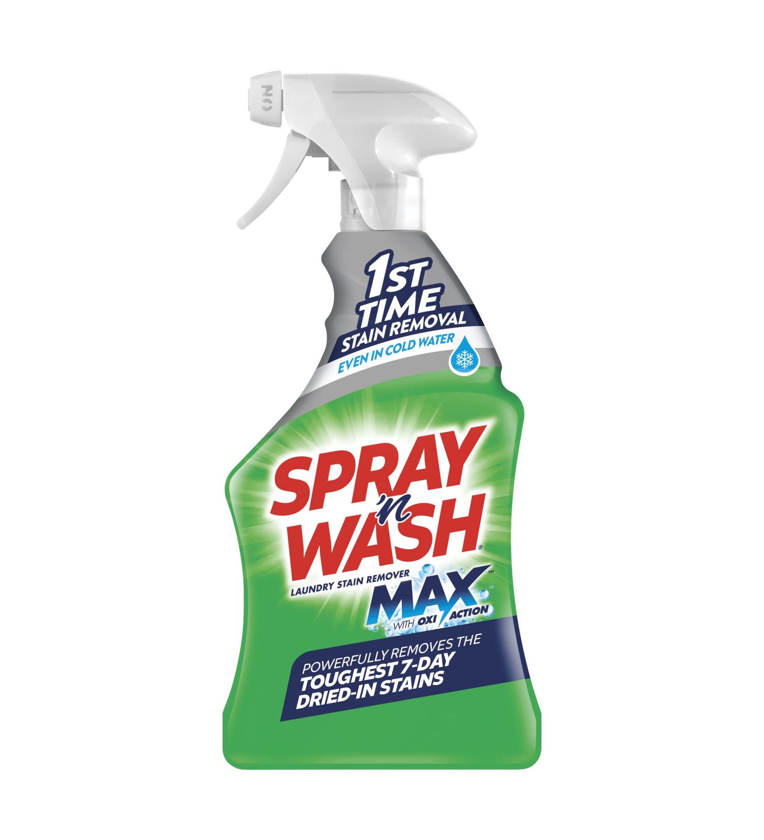 Buy Spray N Wash Max Laundry Stain Remover 16 oz - Effective Stain Treatment for All Fabrics - Fast International Shipping - Buy Online on GoSupps.com
