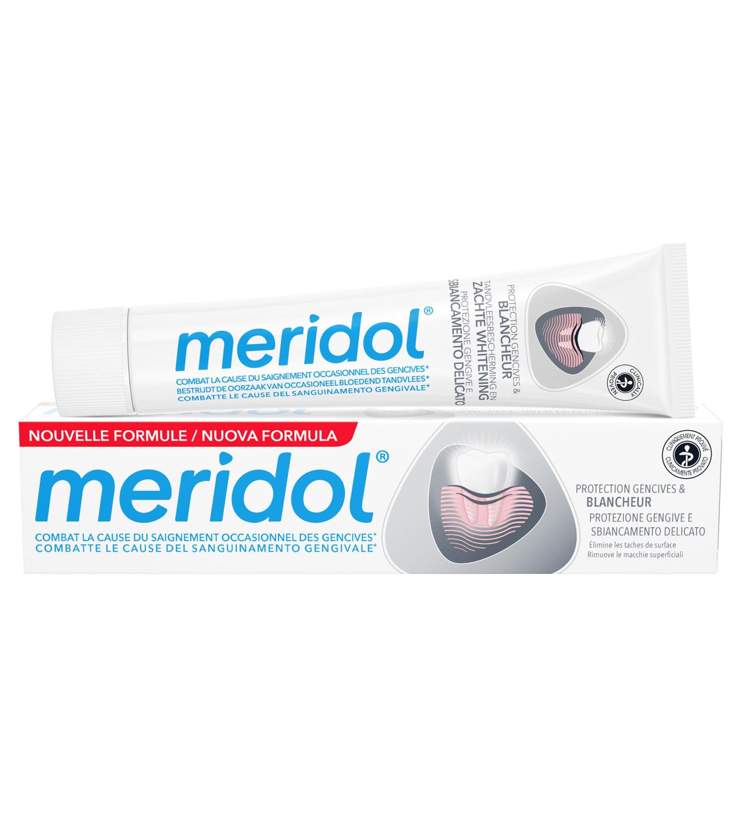 GABA Meridol toothpaste with gum protection and gentle whitening 75 ml - Buy Online on GoSupps.com