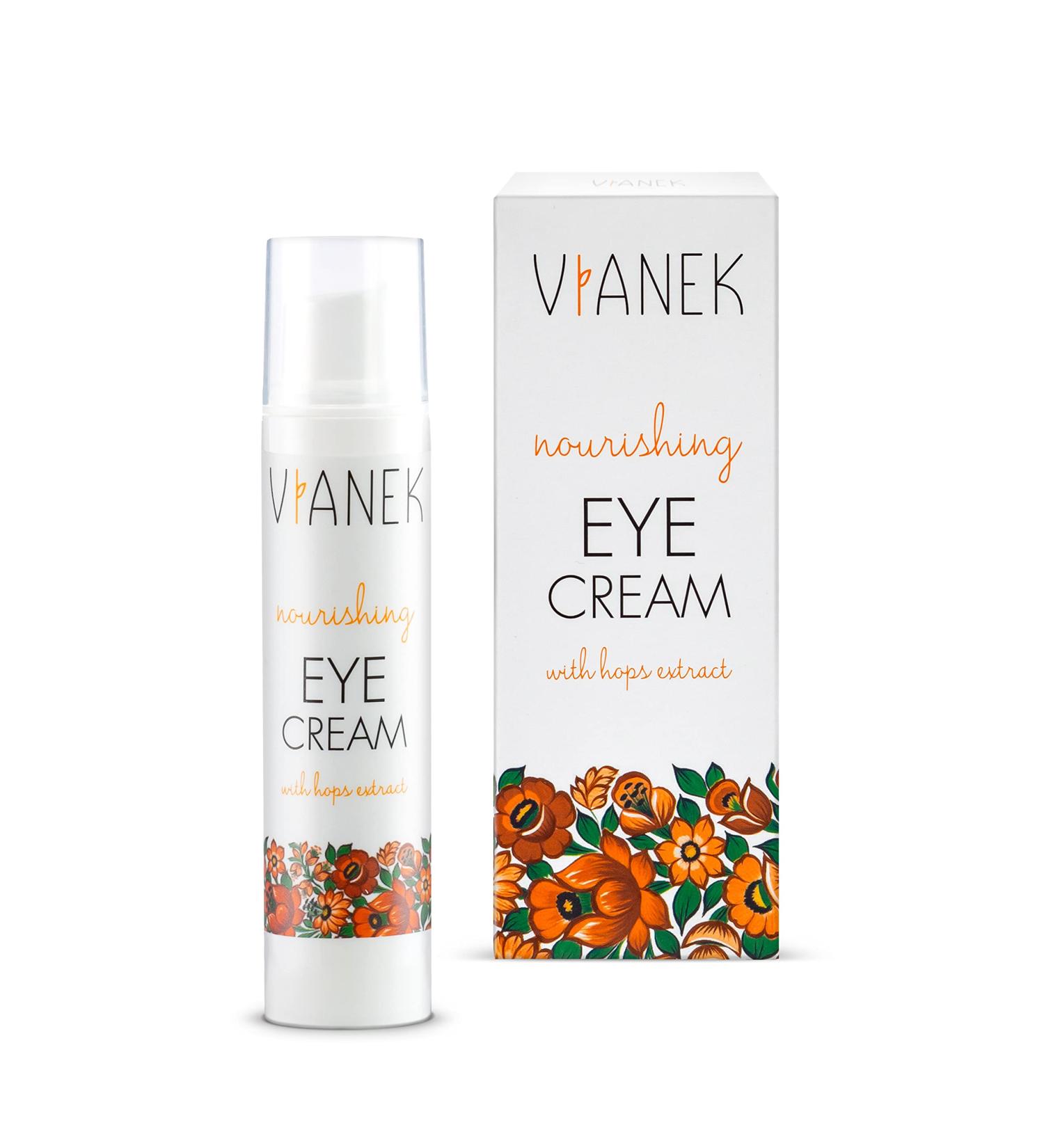 VIANEK Nourishing Eye Cream | Vegan Natural Cosmetics for Men & Women | 15ml Pack - Buy Online on GoSupps.com