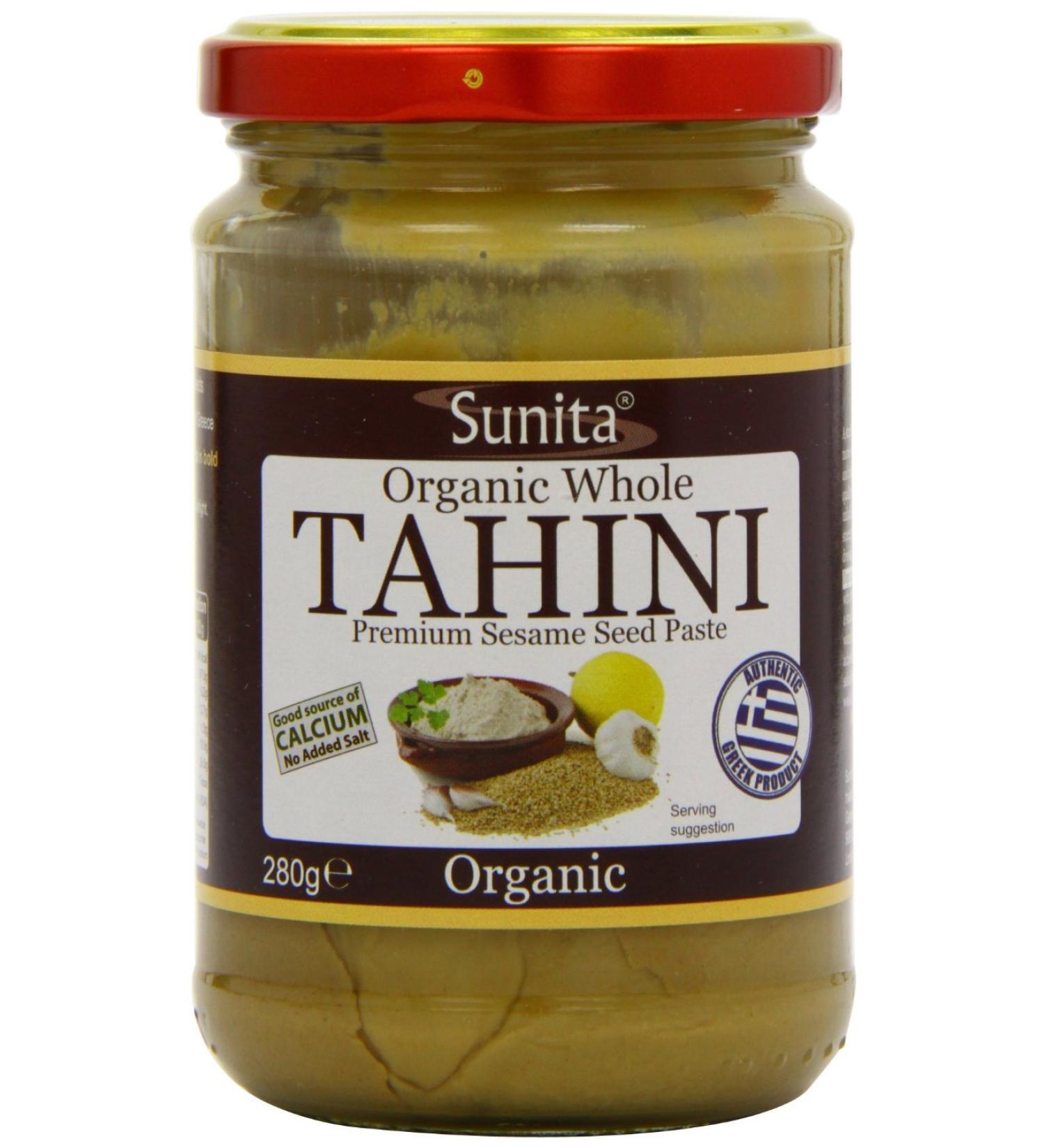 Sunita Sunita Organic Greek Sesame Spread with Whole Grain Tahini 280g (pack of 3)