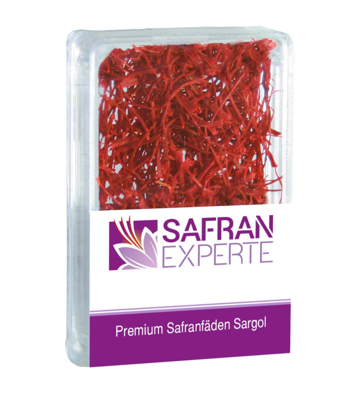 SAFRAN EXPERTE SAFRAN 1 gram in can best quality premium long threads intensive aroma SAFFRON - Buy Online on GoSupps.com
