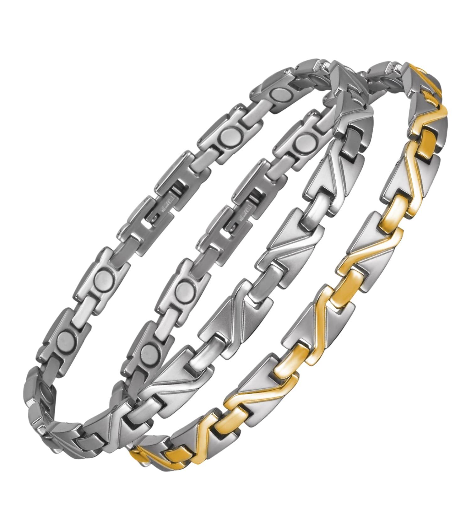 ENERCOPPEX 99.99% Pure Titanium Magnetic Foot Chain 3500 Gauss Arthritis Relief & Weight Loss for Men & Women - Buy Online on GoSupps.com