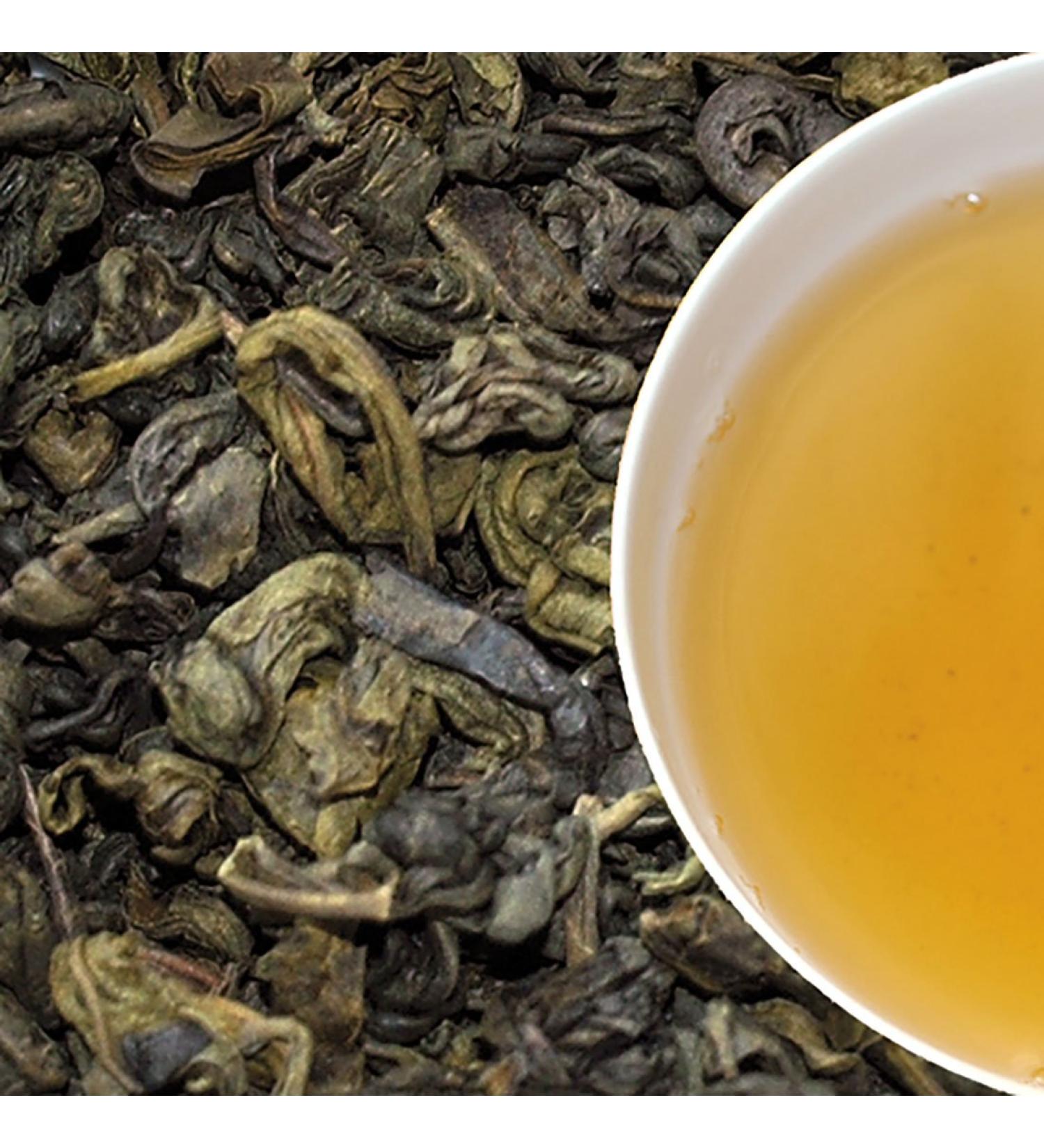 Mlesna YOUNG HYSON Green Tea Leaf | Mlesna Tea Ceylon Sri Lanka g 500 | GRADO Young Hyson | Green Tea Produced with High Mountain Leaves and Sprouts Worked in Chinese Method