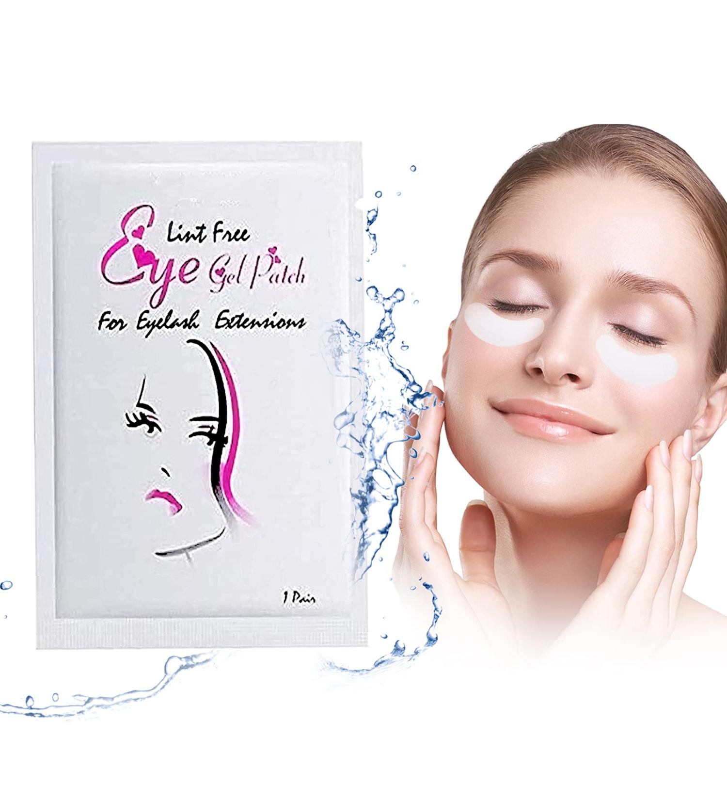 RZJZGZ Under Eye Gel Pads - 200Pairs | Lint Free Eyelash Extension & Makeup Gel Patches - Buy Online on GoSupps.com