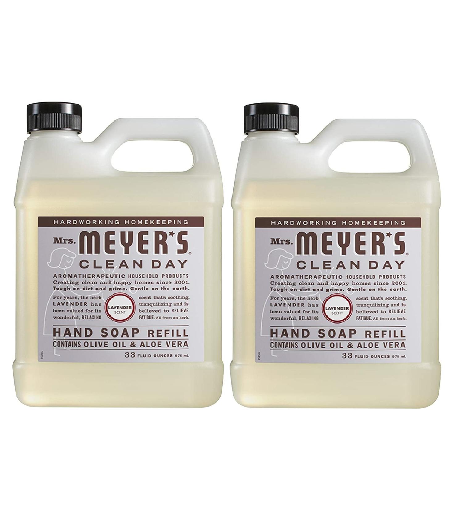 Mrs. Meyer's Lavender Hand Soap Refill - 33 oz (2 Pack) - Buy Online on GoSupps.com