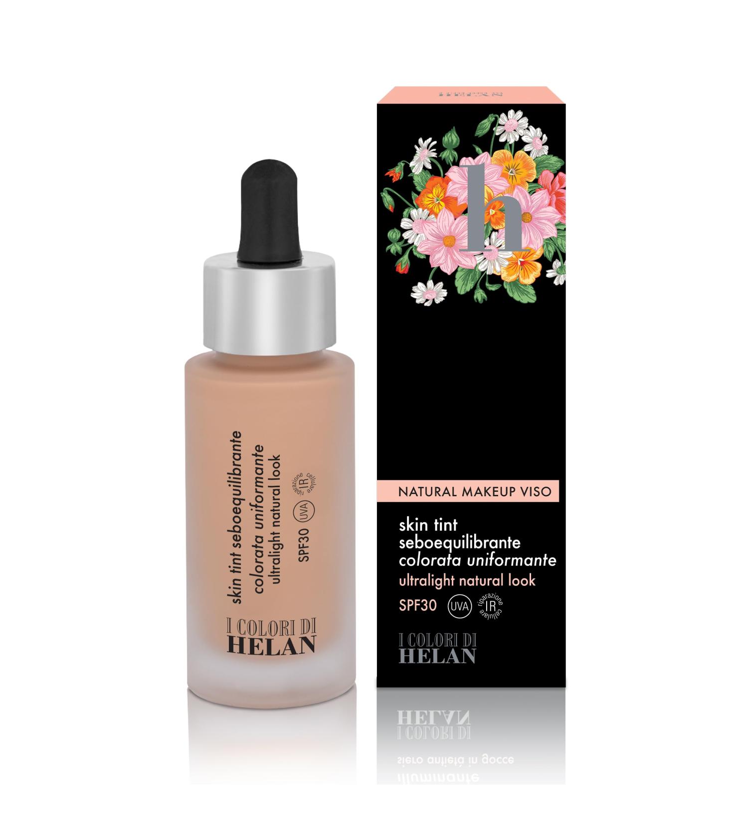  Helan Helan I Colori di Helan - Tinted face foundation sebum-balancing ultra-light unifying with SPF 30 vitamins C and E tinted makeup cream 30 ml - Buy Online on GoSupps.com