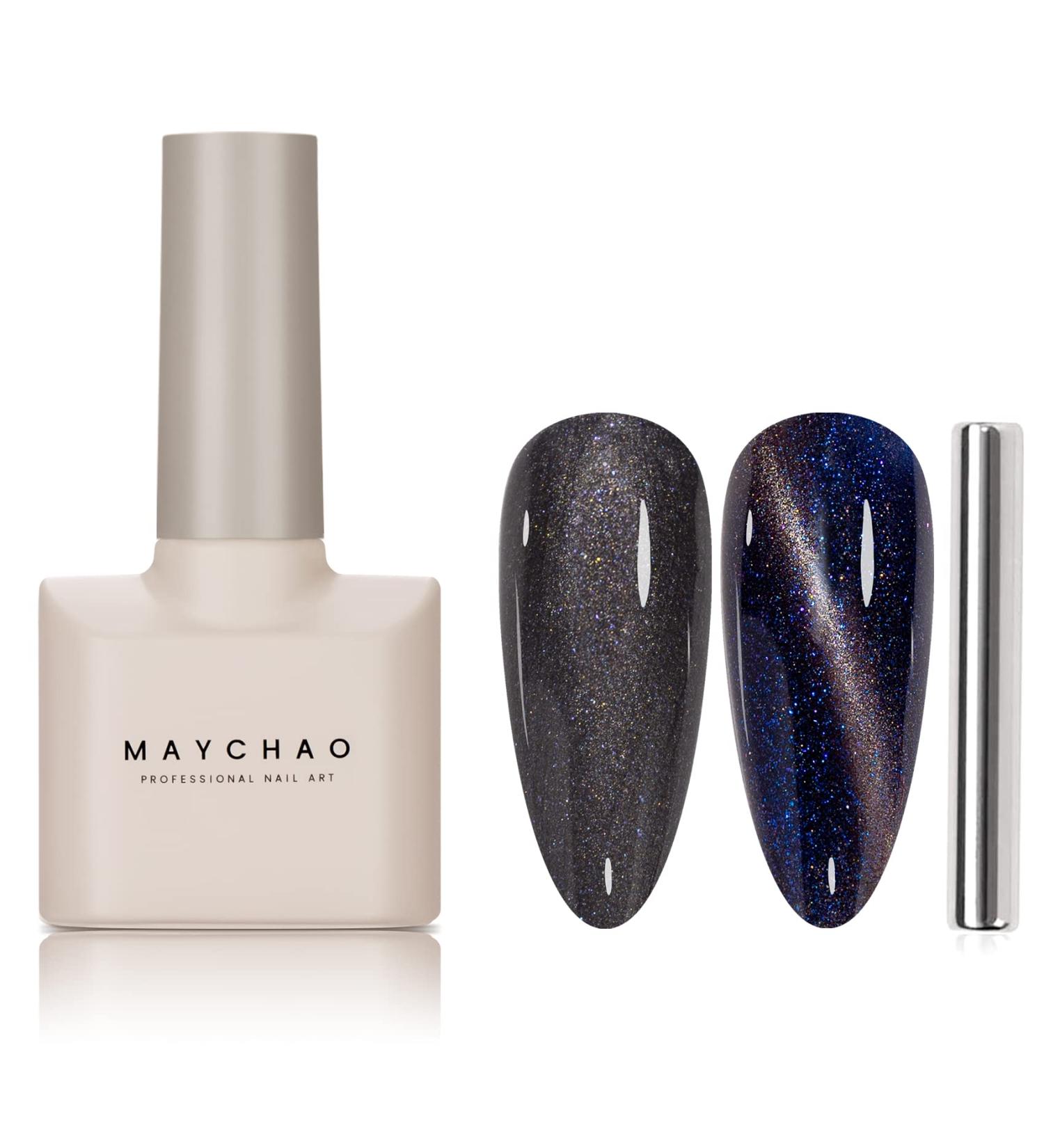 15ML MAYCHAO Galaxy Magnetic Cat Eye Gel Polish - Soak Off Holographic Nail Art Manicure DIY - Buy Online on GoSupps.com