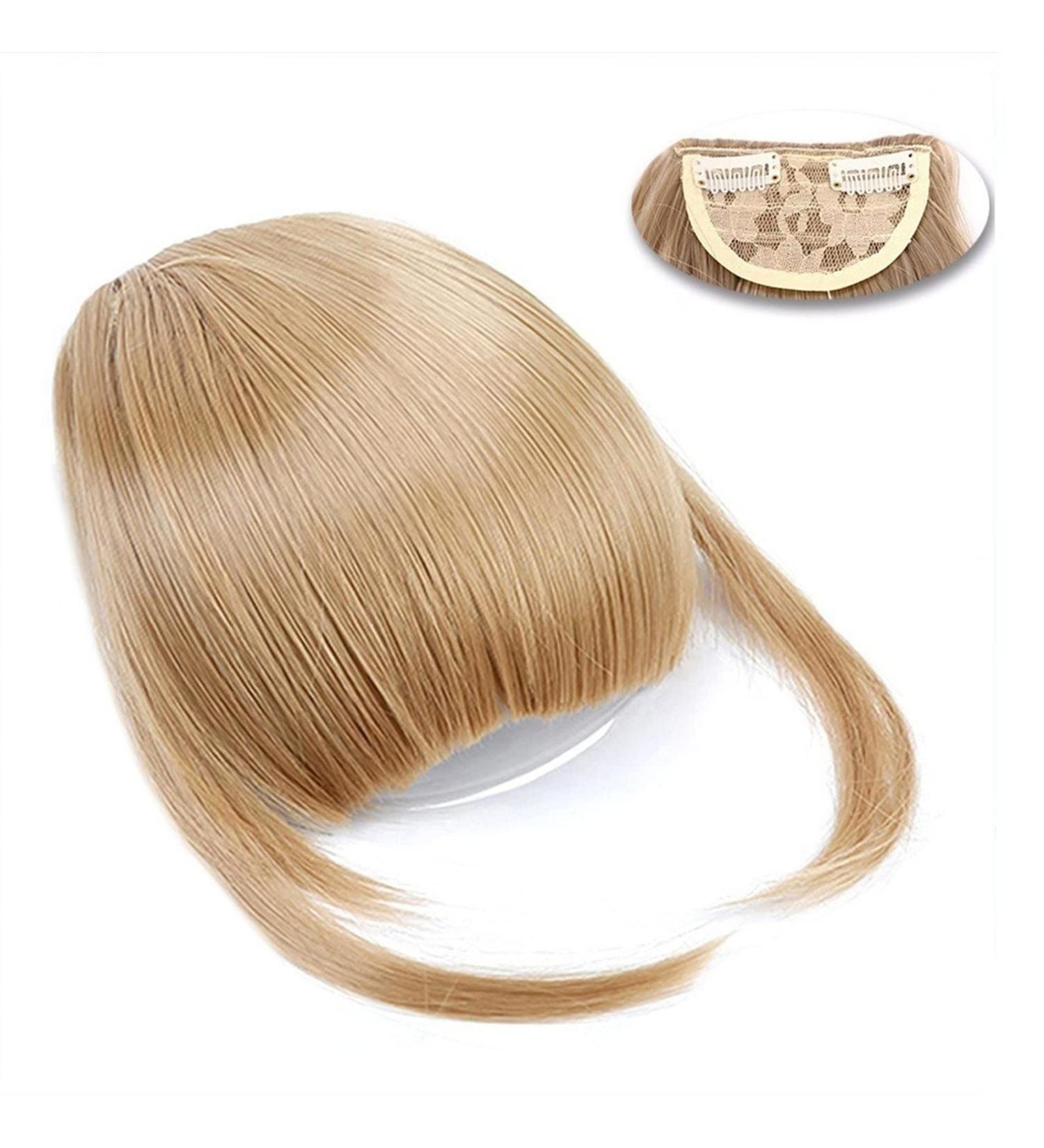 Bangs Hair Clip Natural Straight Synthetic Blunt Bangs Hair Extensions 6" Short Straight Hairpiece Front Neat Bang Clip-In Full Bangs for Women Bangs Clip in Hair (Color : SW65-103) - Buy Online on GoSupps.com