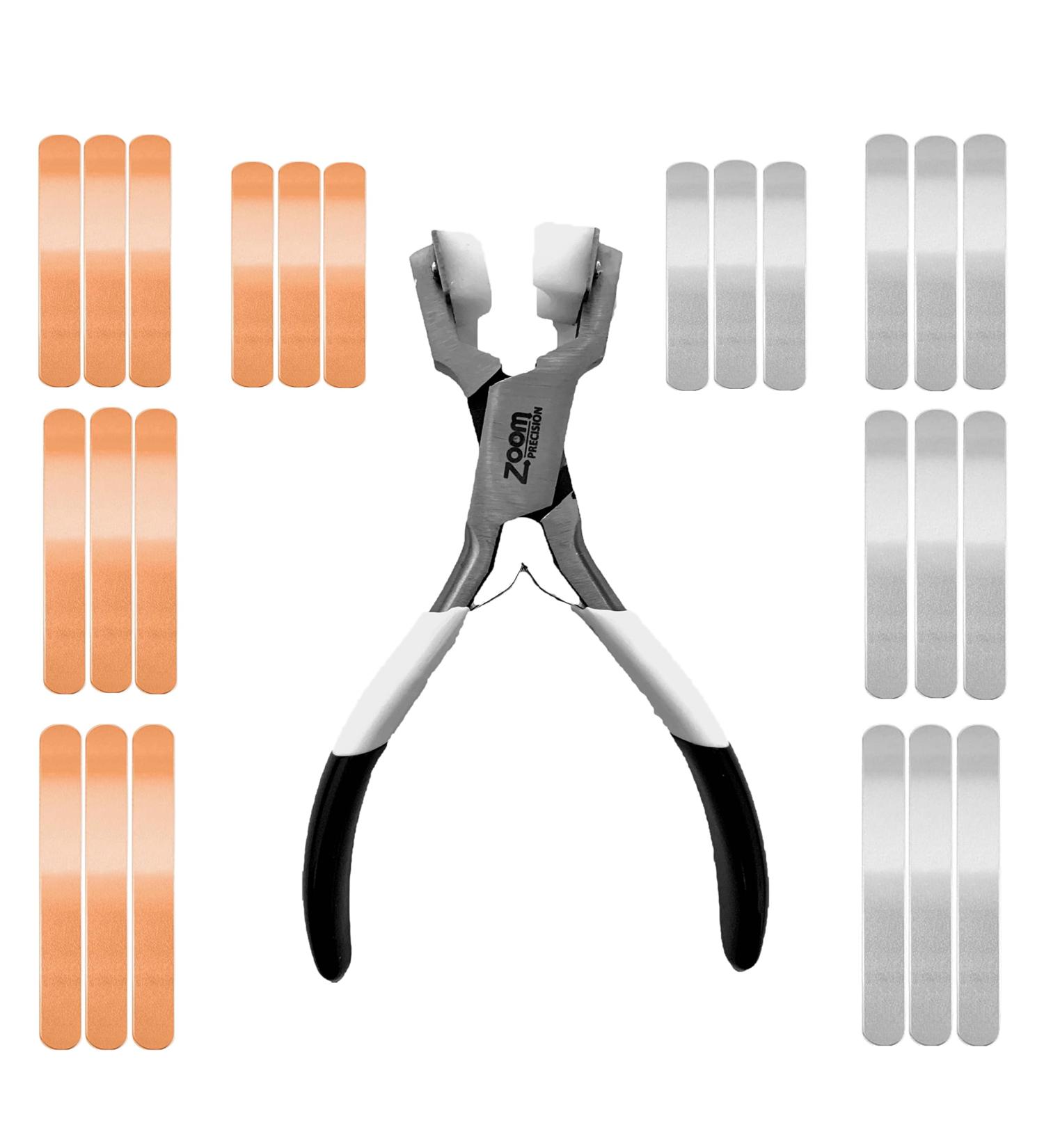Ring Stamping Kit with Bending Pliers and Metal Stamping Blanks - Jewelry Making Kit by Zoom Precision - 24 Pieces - Buy Online on GoSupps.com