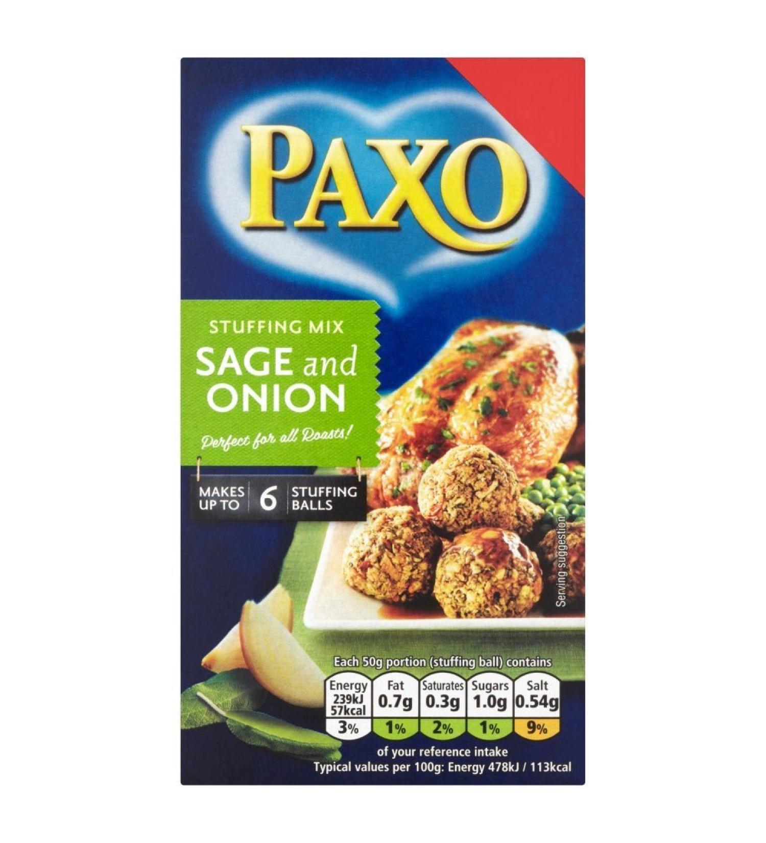 Paxo Sage & Onion Stuffing Mix 85g - Pack of 2
