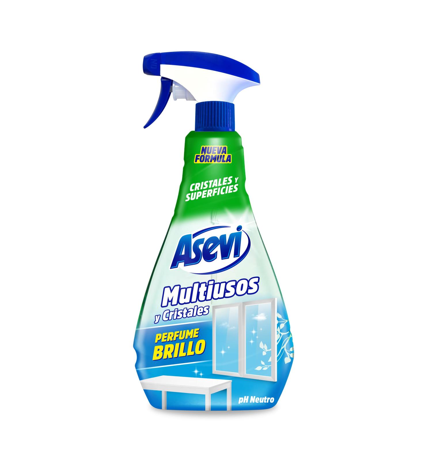 Asevi - Asevi Multi-Purpose Cleaner and Glass - Cleans and Polishes Without Leaving a Trace - Spray Cleaner - 750 ml - Buy Online on GoSupps.com