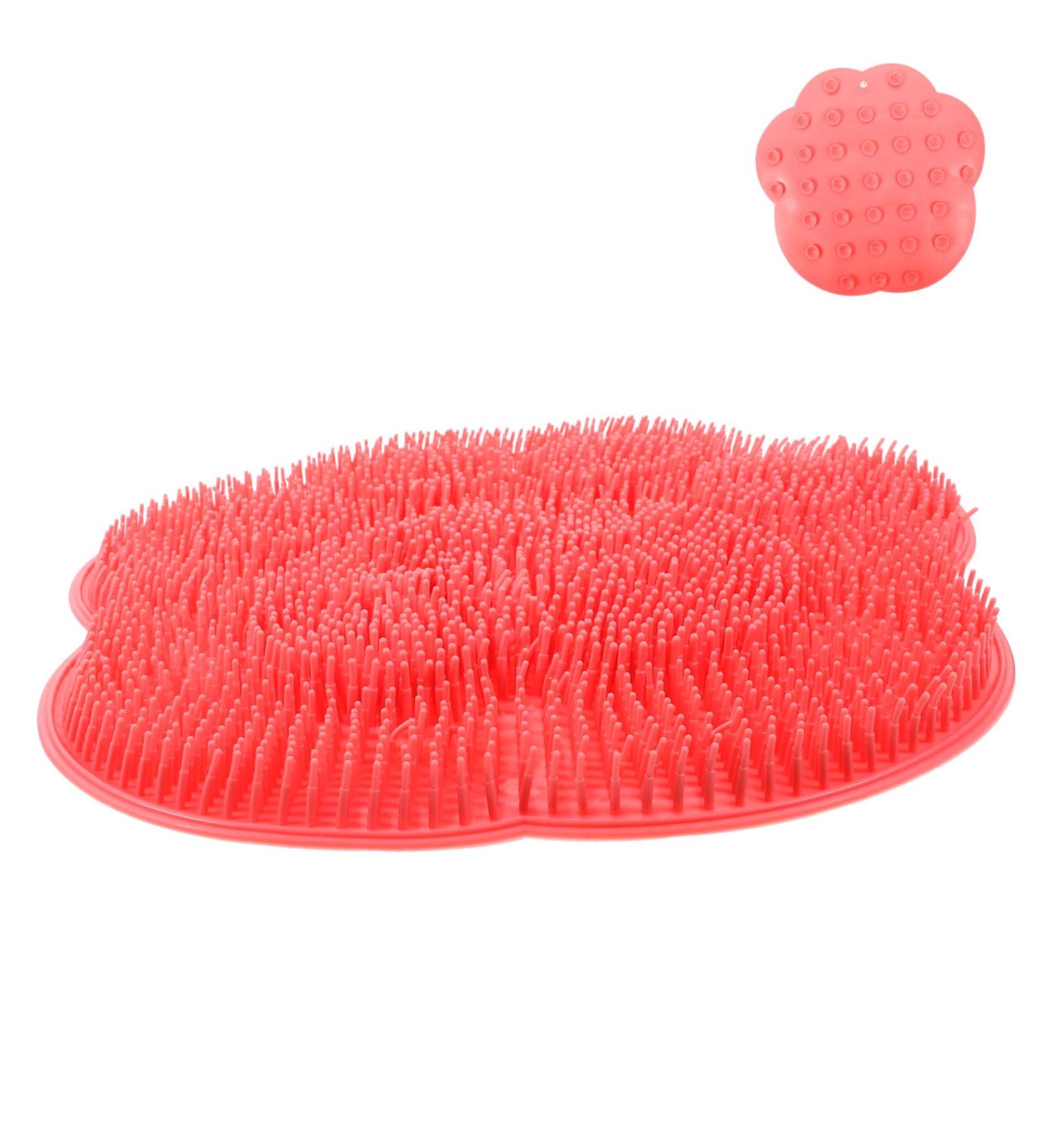 FOMIYES Back Cleaning Scrubbers Pink Foot Scrubber Pad Shower Foot Cleaner - Buy Online on GoSupps.com