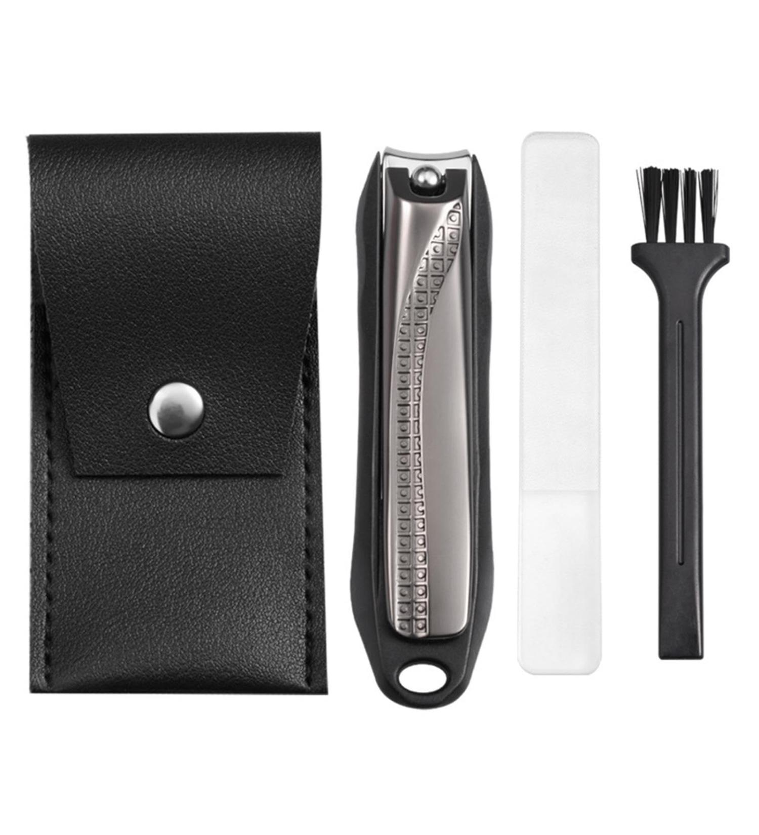 Children Nail Clipper Set Practical Precise Portable Stain Steel(Black) - Buy Online on GoSupps.com