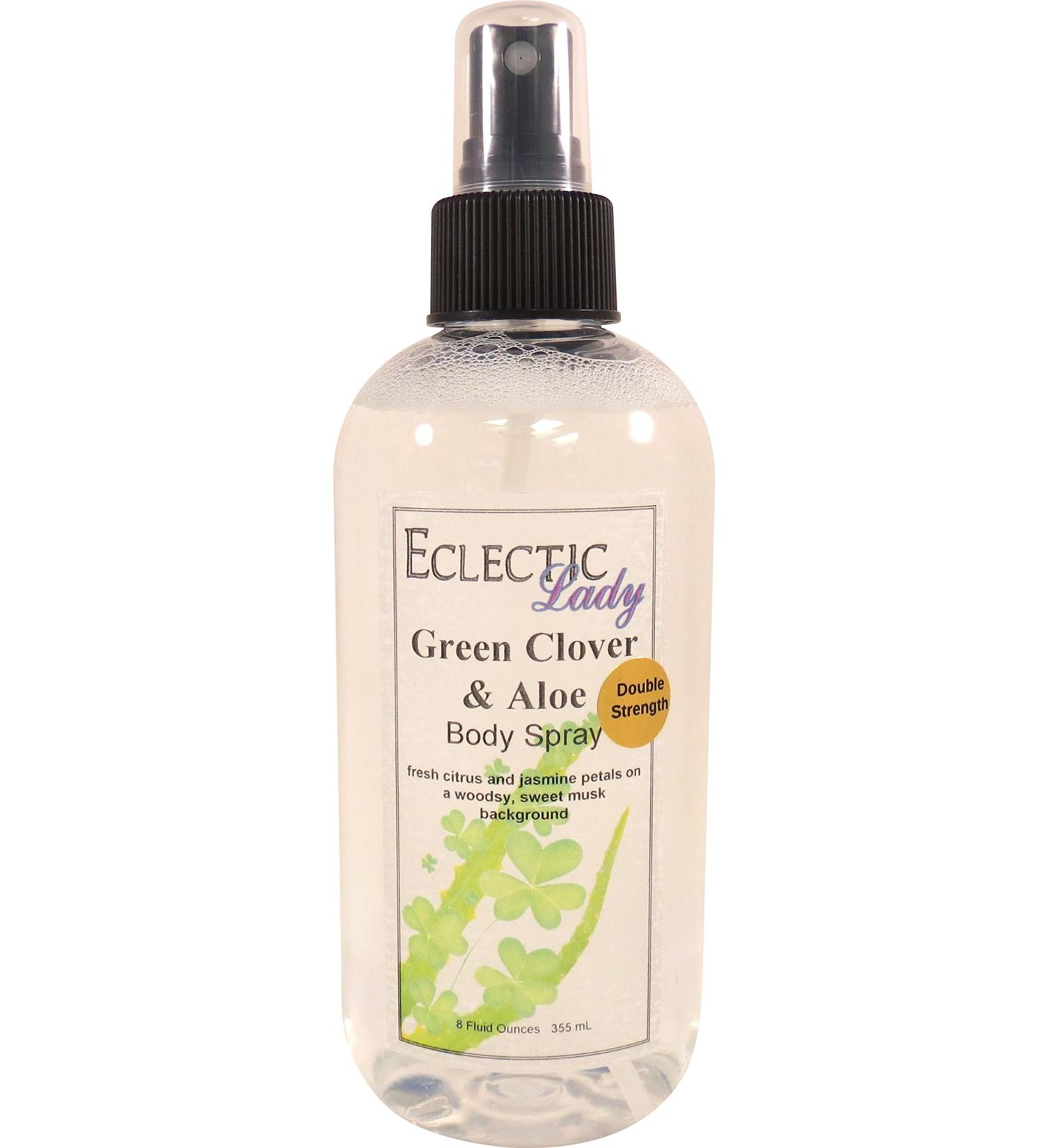 Green Clover And Aloe Body Spray (Double Strength) 8 ounces Body Mist for Women with Clean Light & Gentle Fragrance Long Lasting Perfume with Comforting Scent for Men & Women Cologne with Soft 8 Fluid Ounces (Double Strength) - Buy Online on GoSupps.com