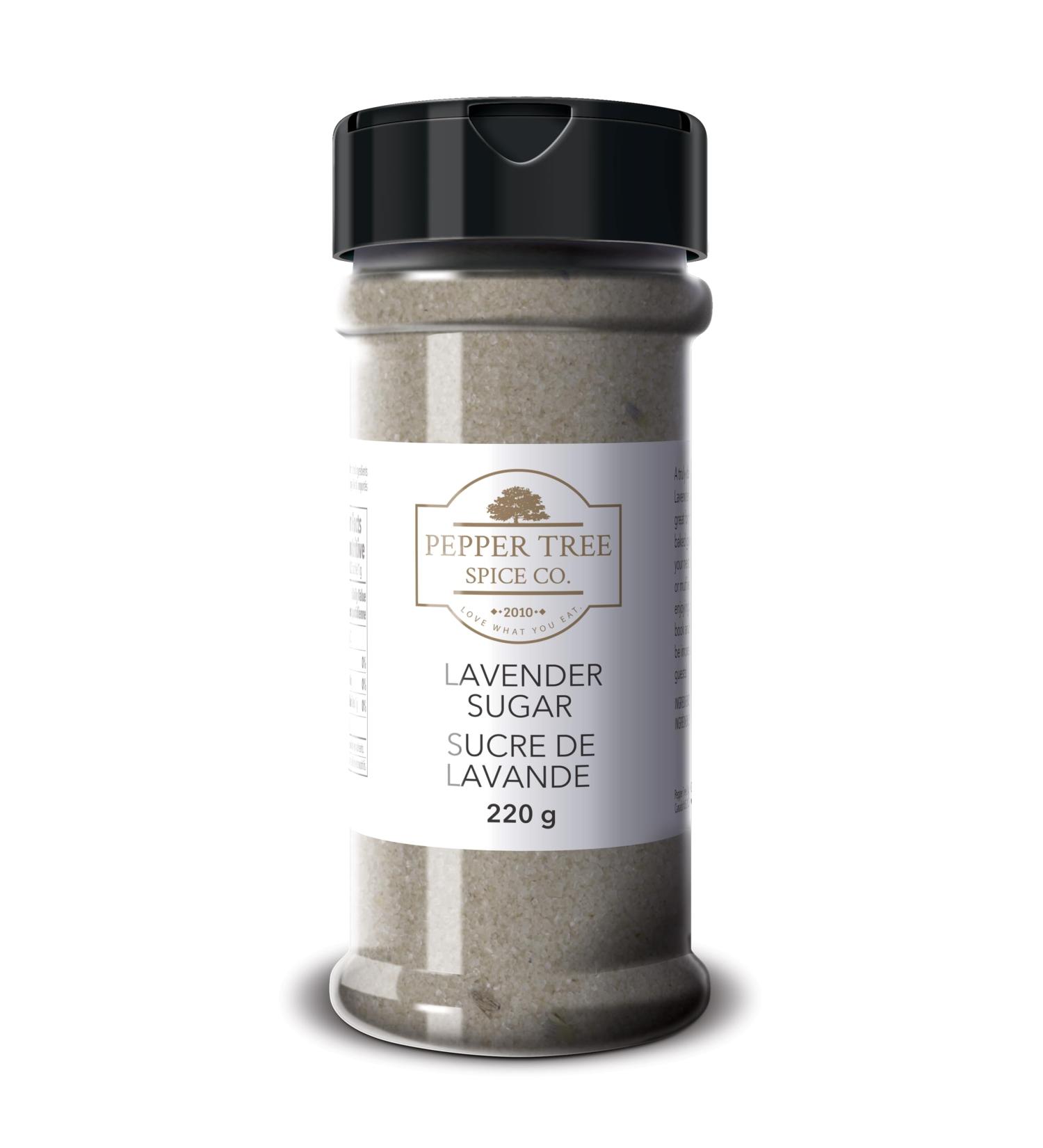 Pepper Tree Spice Co. Lavendar Sugar Perfect for Baking Tea and London Fog Tea - Buy Online on GoSupps.com