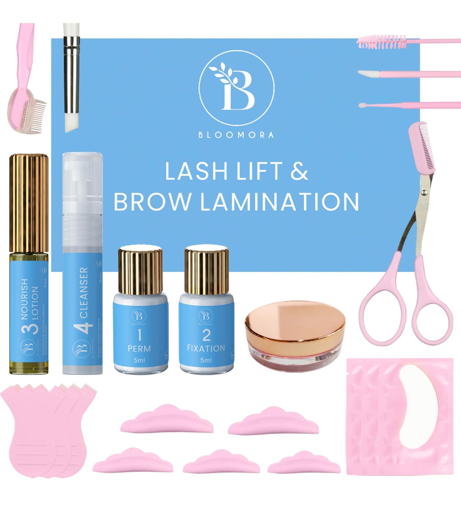 Buy Lash Lift & Eyebrow Lamination Kit - 2-in-1 DIY Home Solution | Lasts 6-8 Weeks | 15 Applications - Buy Online on GoSupps.com