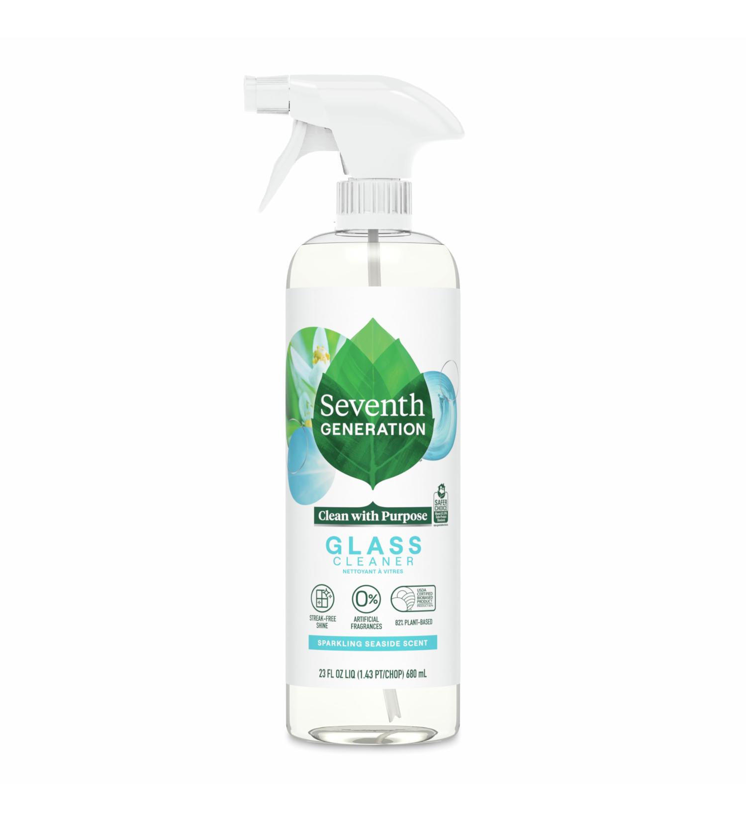 Seventh Generation Glass Cleaner - Sparkling Sea Scent Streak-Free Shine 23 Fl Oz - Eco-Friendly International Shipping Available - Buy Online on GoSupps.com
