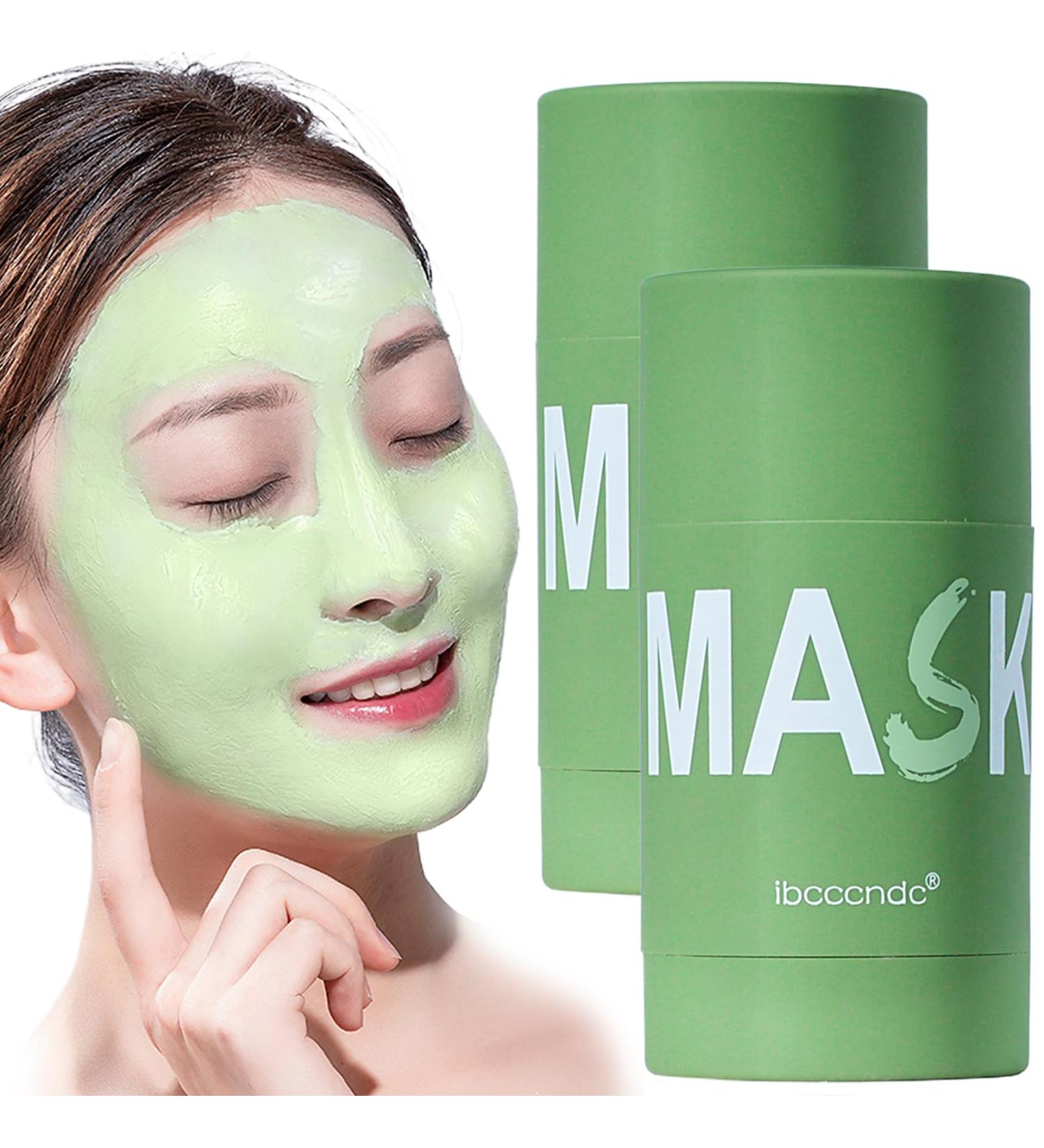 Shop Wuxpp Green Tea Deep Cleanse Mask Stick - Blackhead Remover & Juxek Clay Mask - Oil Control Skincare - 2 Pcs - Buy Online on GoSupps.com